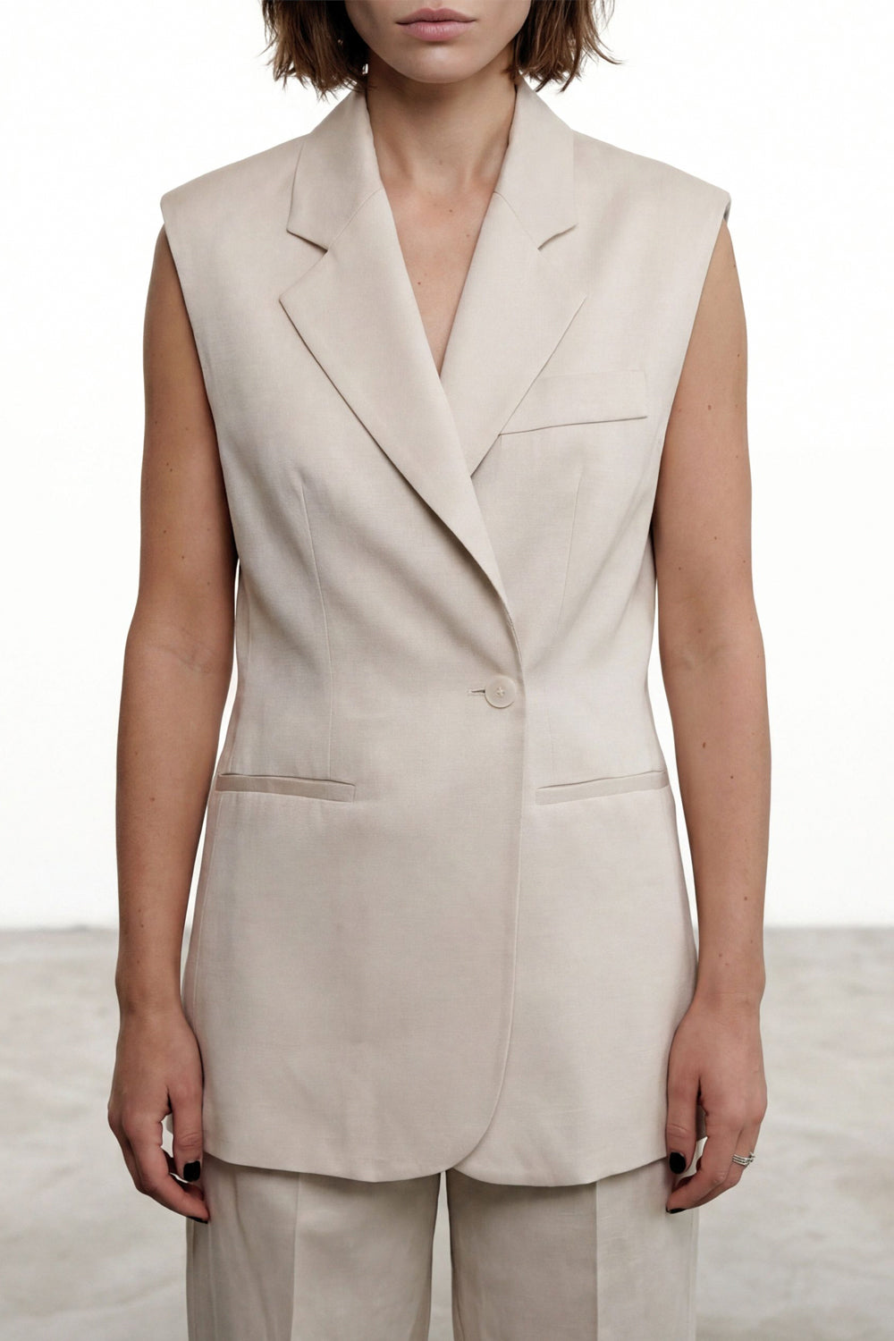 RAME Gilet in misto viscosa