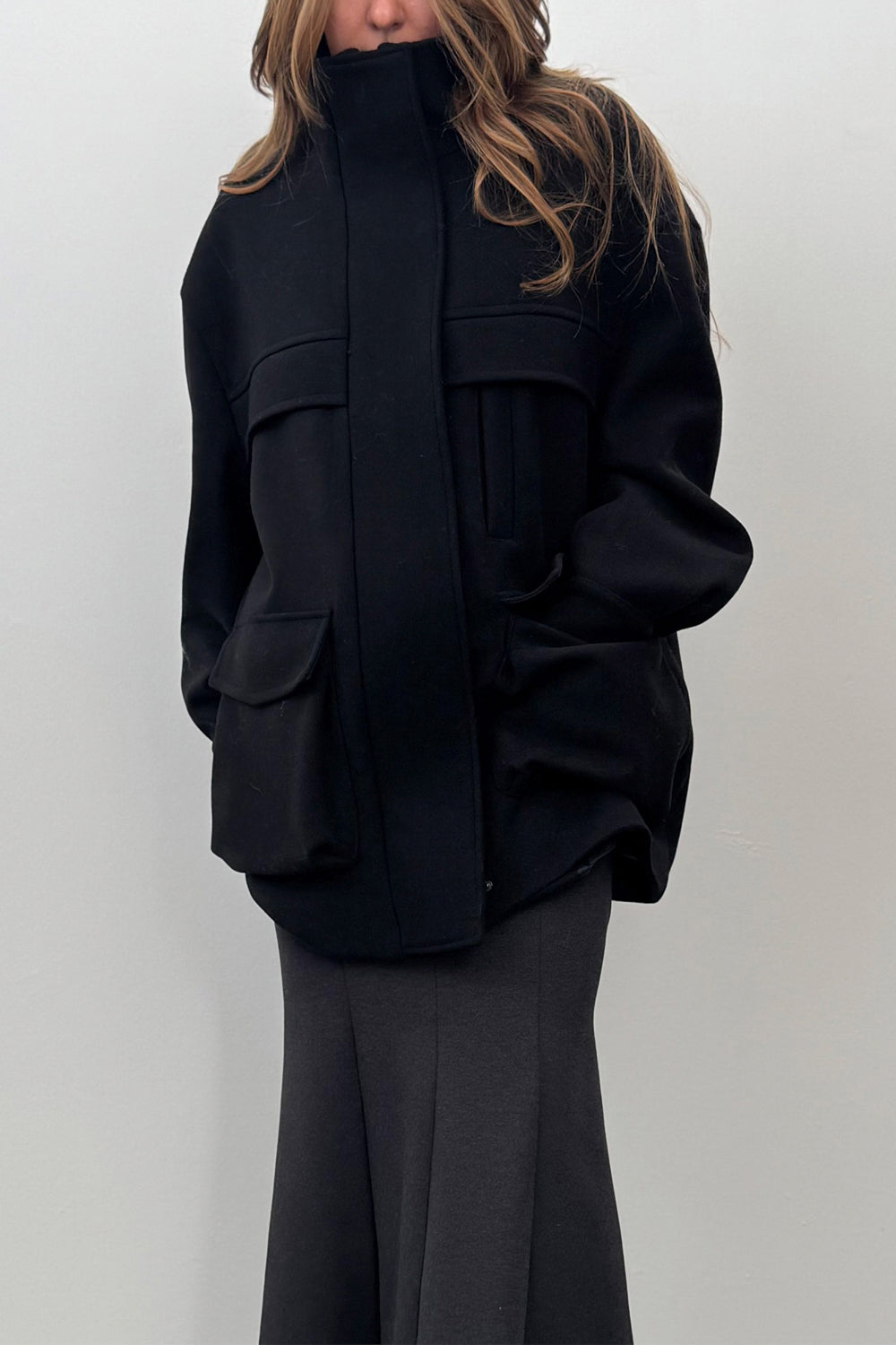 RAME Cappotto misto lana stile bomber