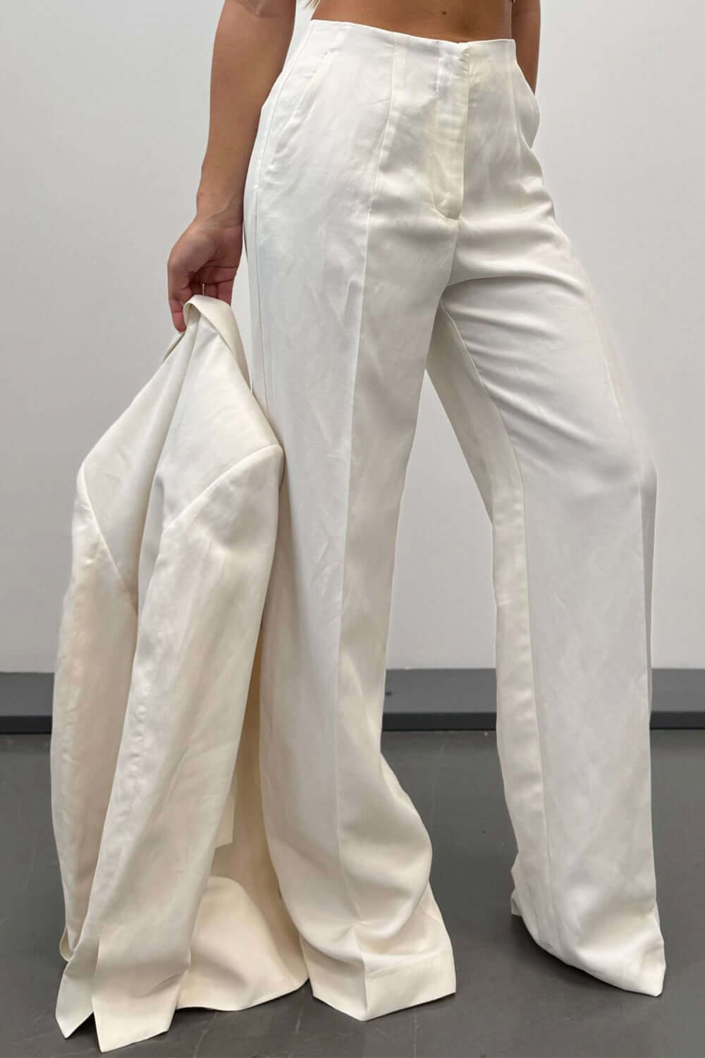 RAME Pantalone in viscosa e lino Uncategorized RAME