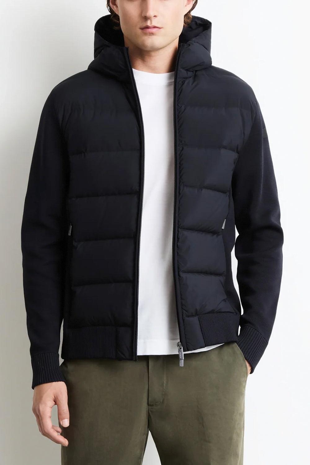 RRD Giubbotto New Amos Hybrid Duck Hood Zip Soft