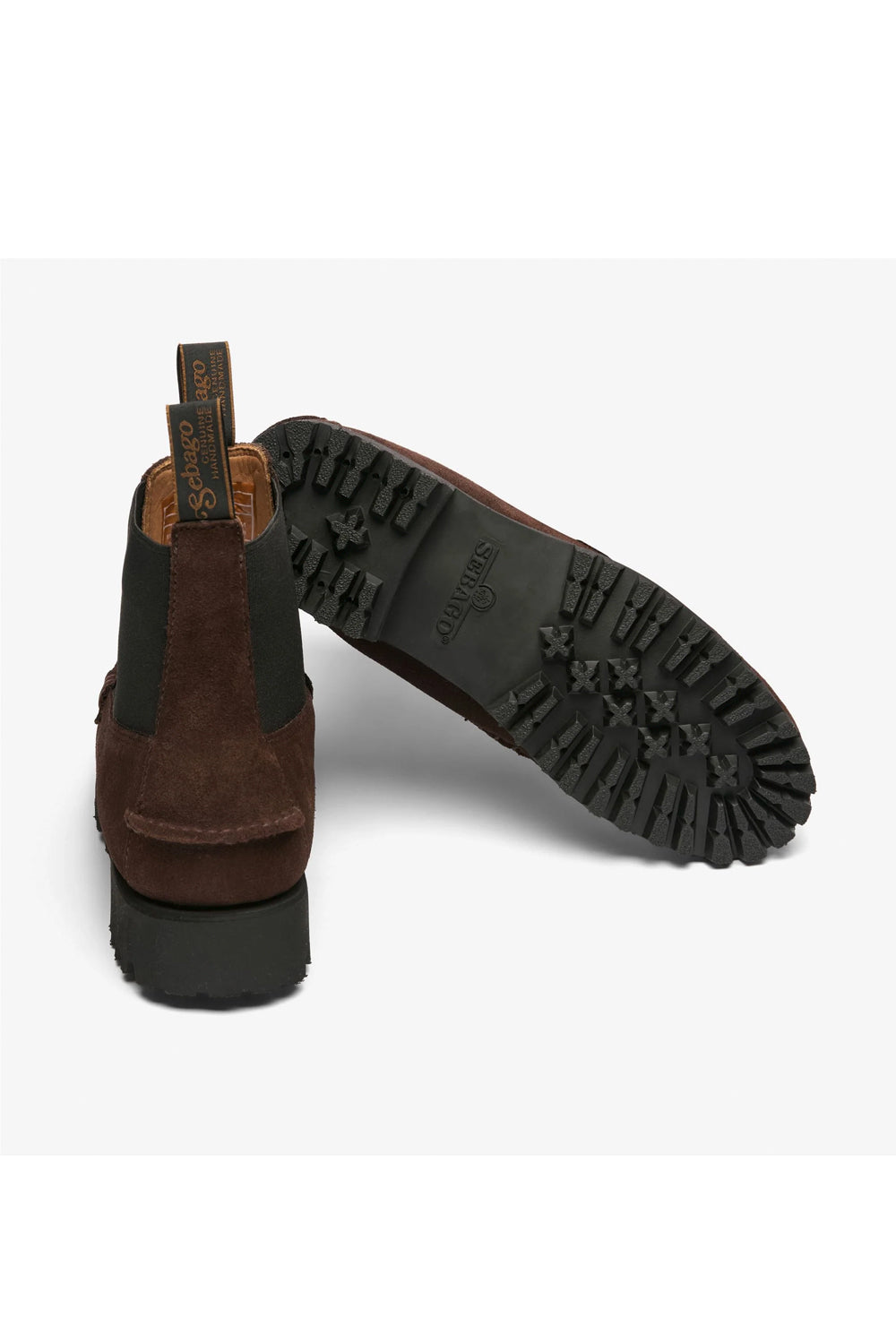 SEBAGO Stivaletto Chelsea con suola carrarmato in camoscio