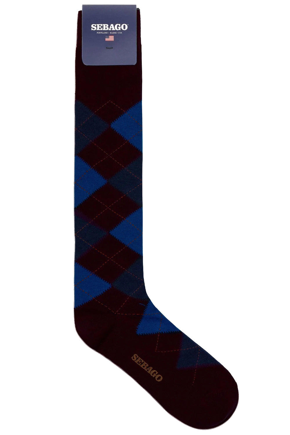 SEBAGO Calzini in cotone a rombi