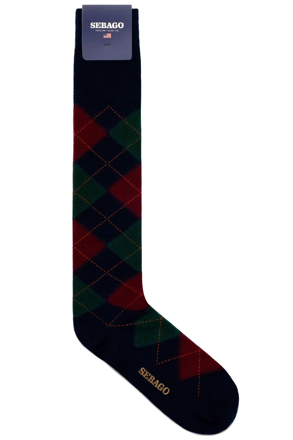 SEBAGO Calzini in cotone a rombi