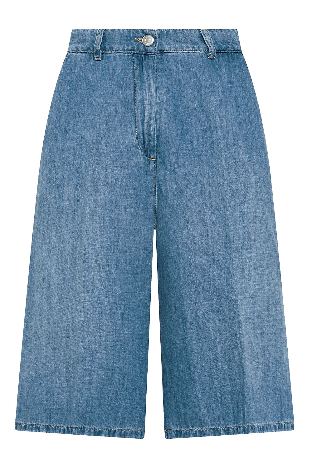 SEVENTY Bermuda in denim misto lino