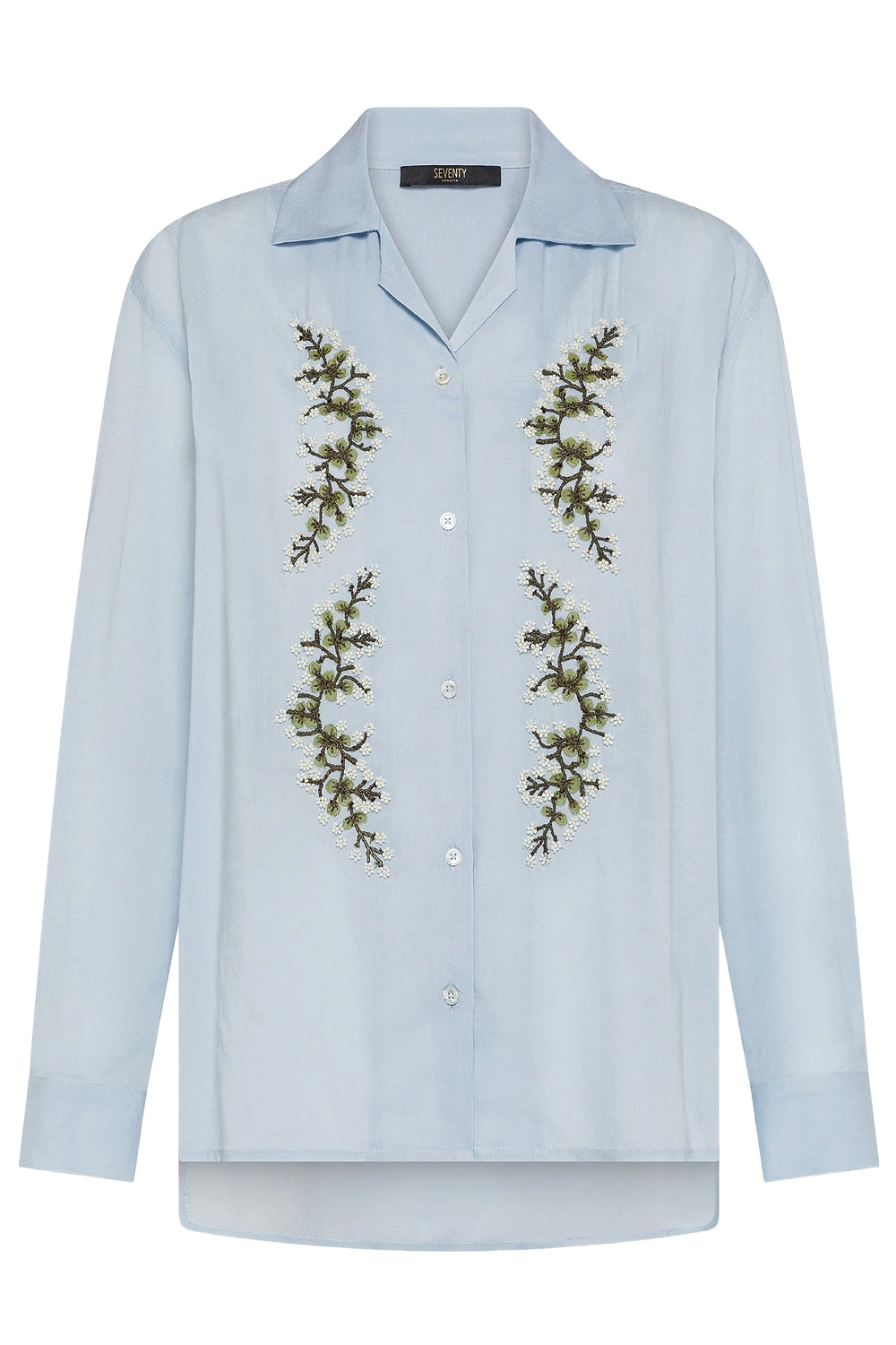SEVENTY Camicia in viscosa con ricami