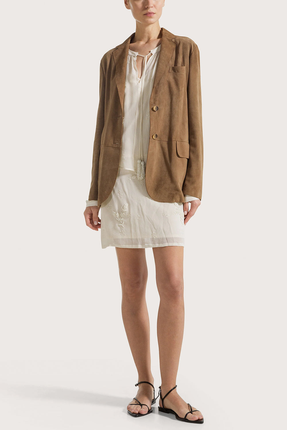 SEVENTY Giacca in pelle suede