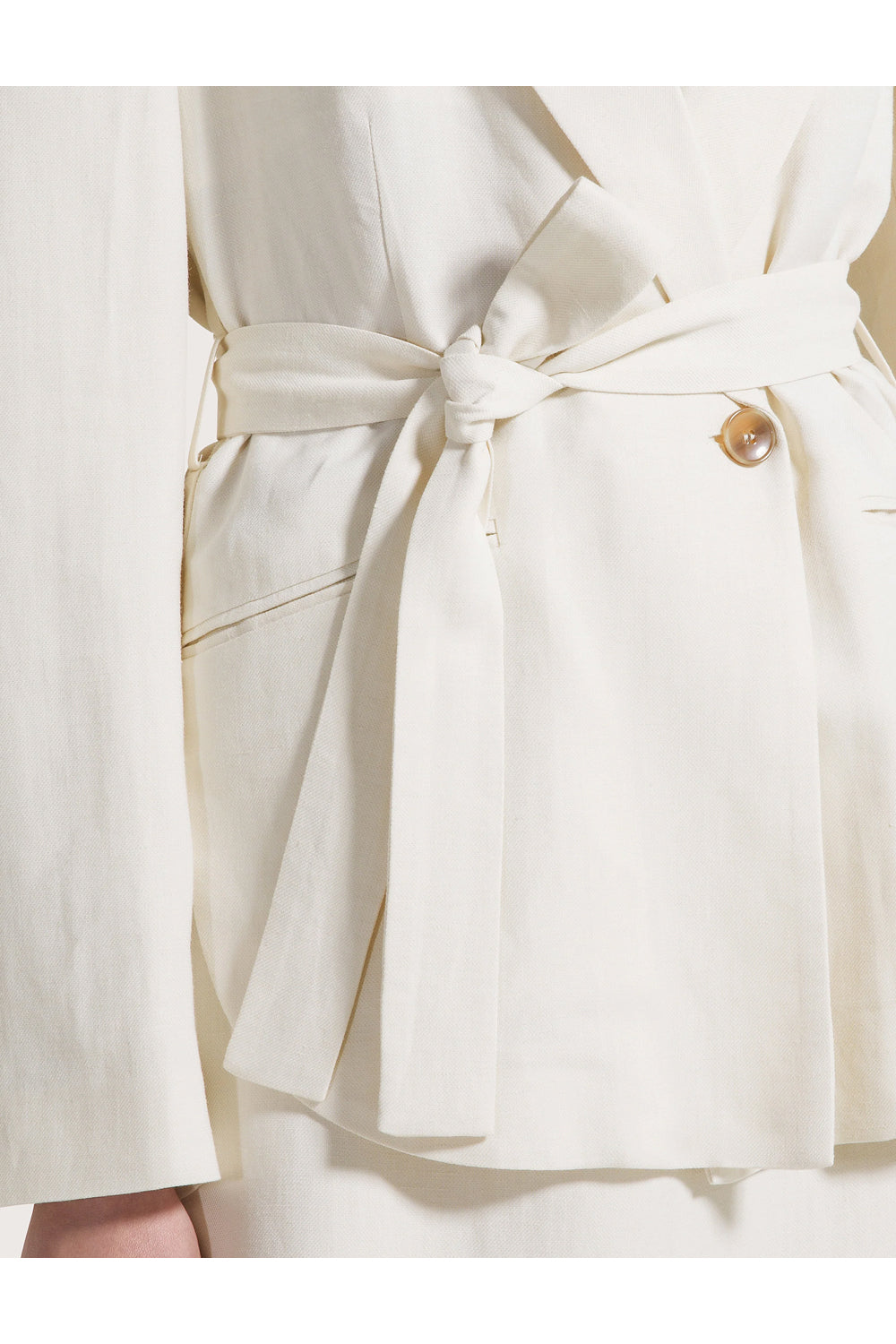 SEVENTY Giacca in viscosa lino con fusciacca