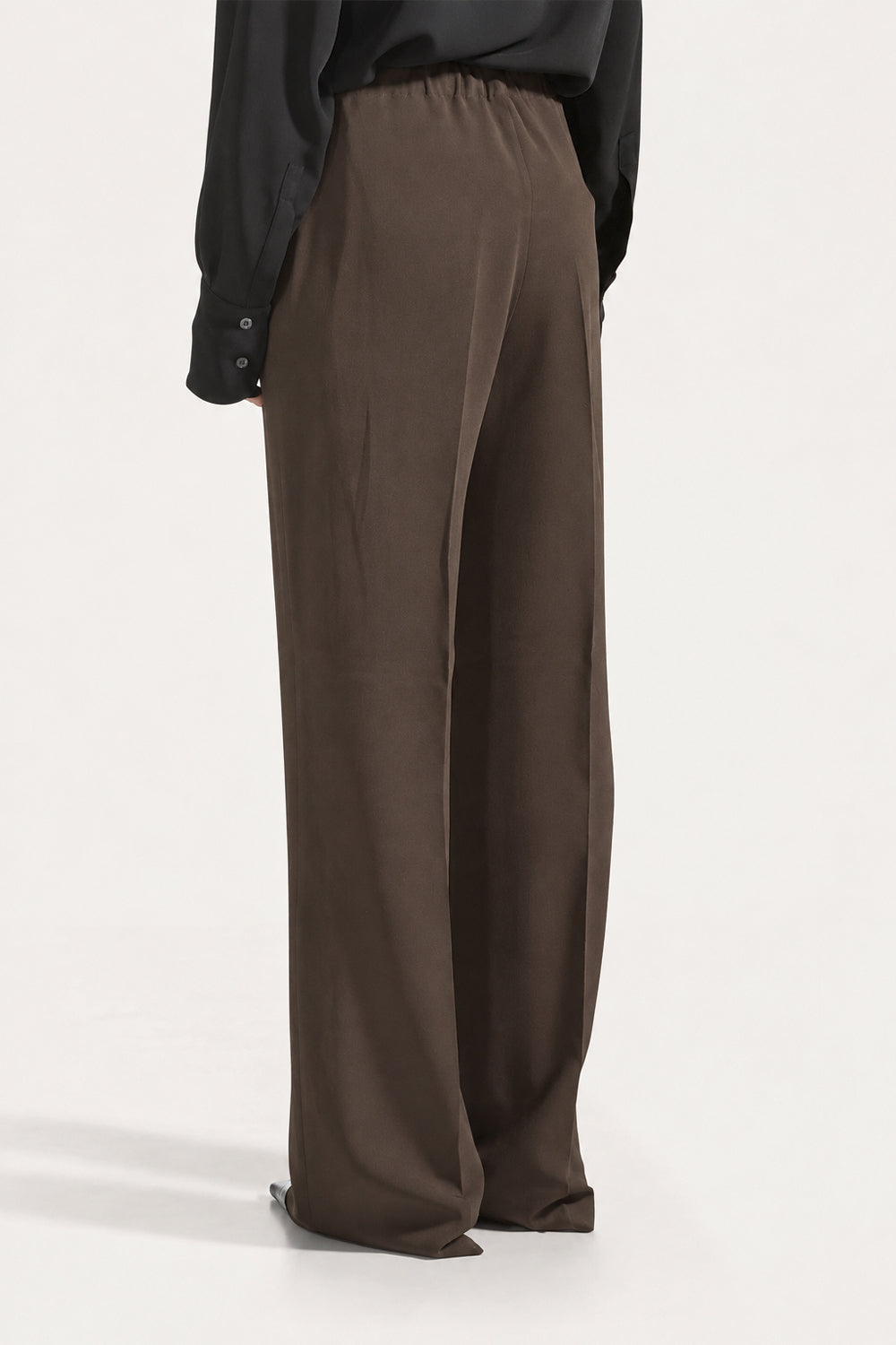 SEVENTY Pantalone lungo relax fit in cady