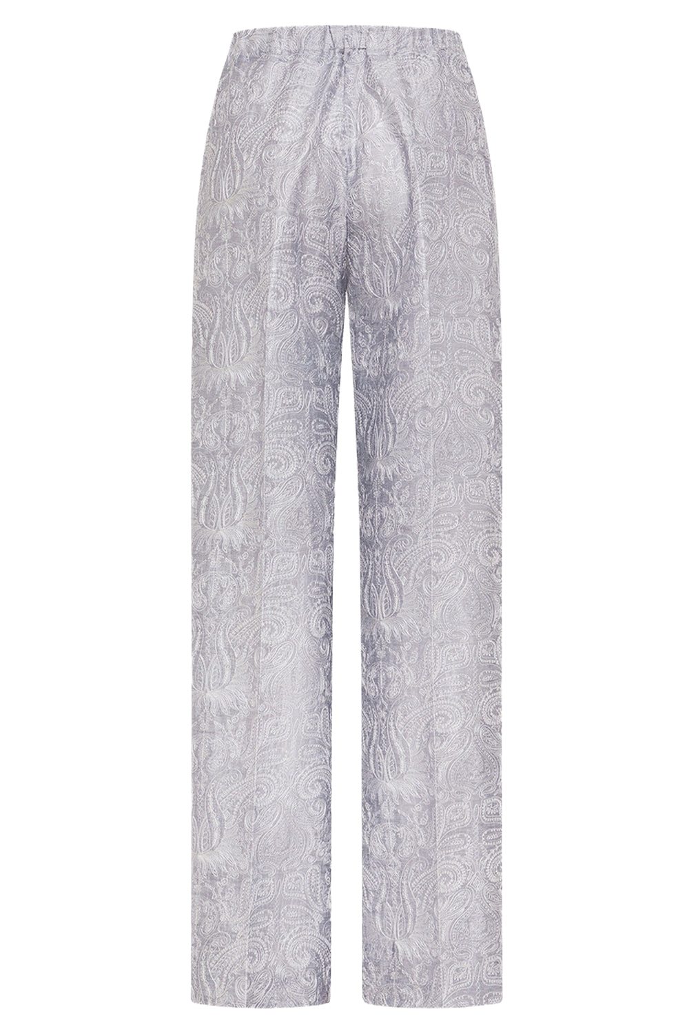 SEVENTY Pantalone in organza seta e lino ricamata