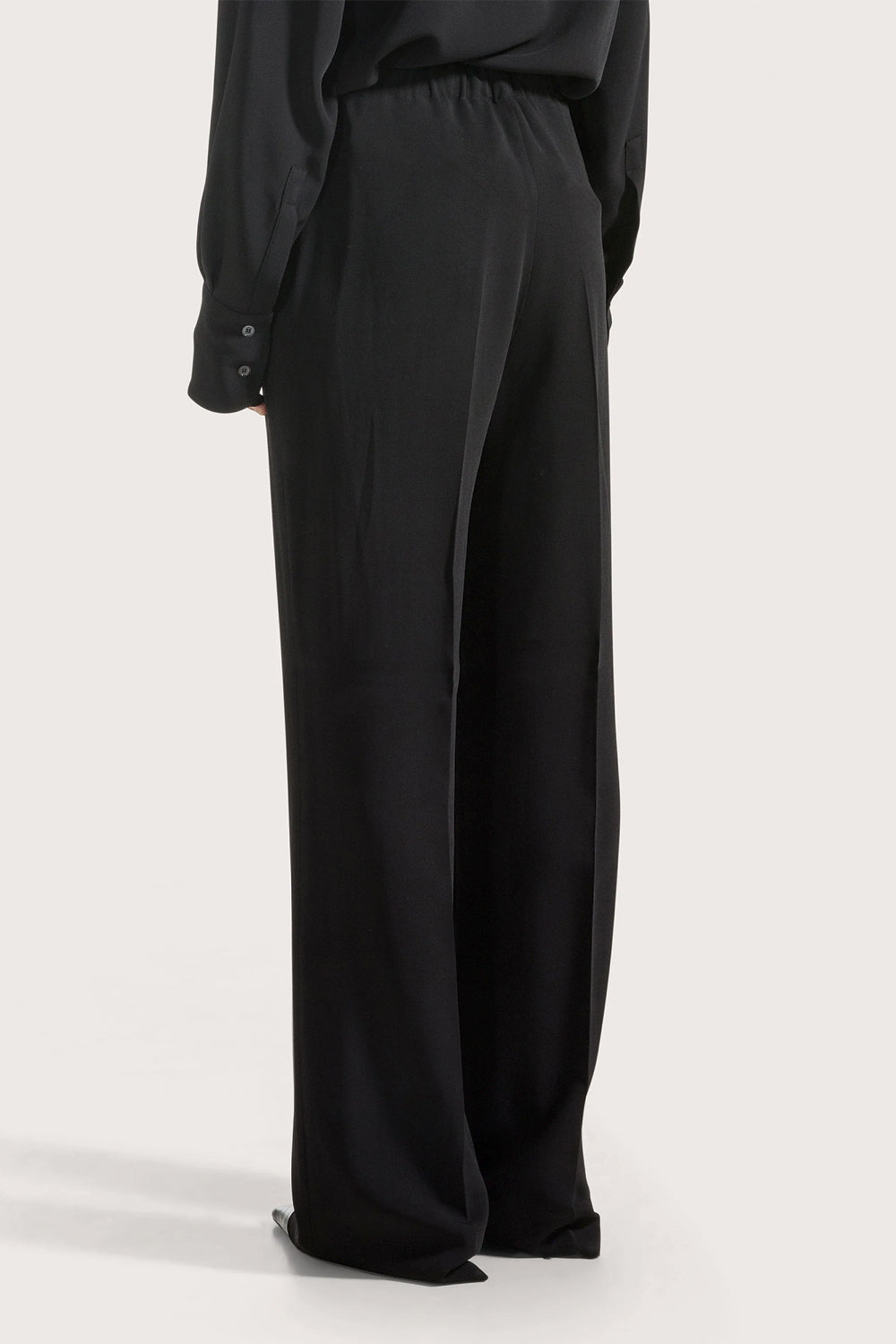 SEVENTY Pantalone lungo relax fit in cady