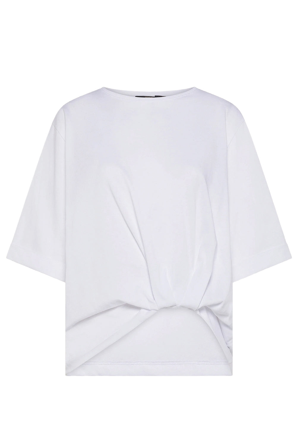 SEVENTY T-shirt in cotone con dettaglio arriccio