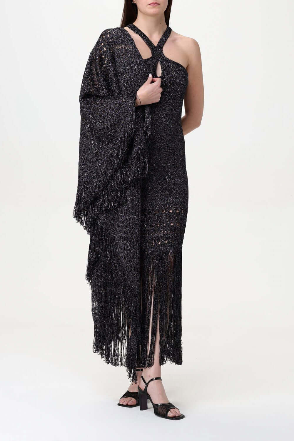 SIMONA CORSELLINI Scialle in lurex traforato Uncategorized SIMONA CORSELLINI