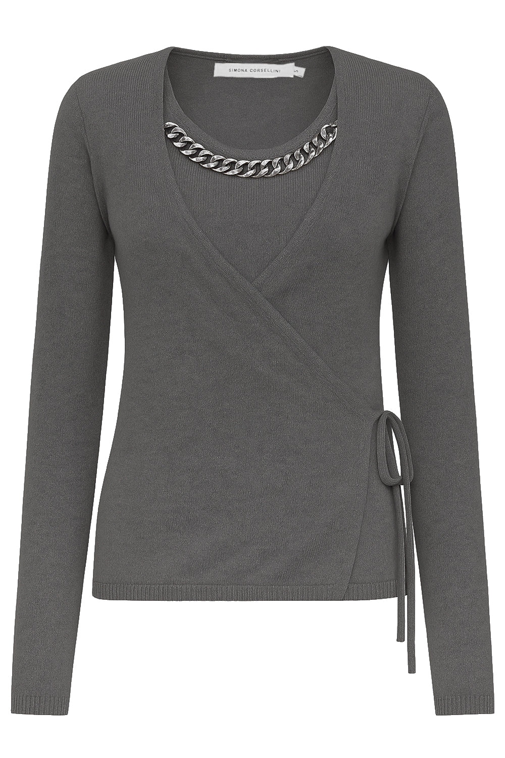 SIMONA CORSELLINI Twinset con dettaglio catena