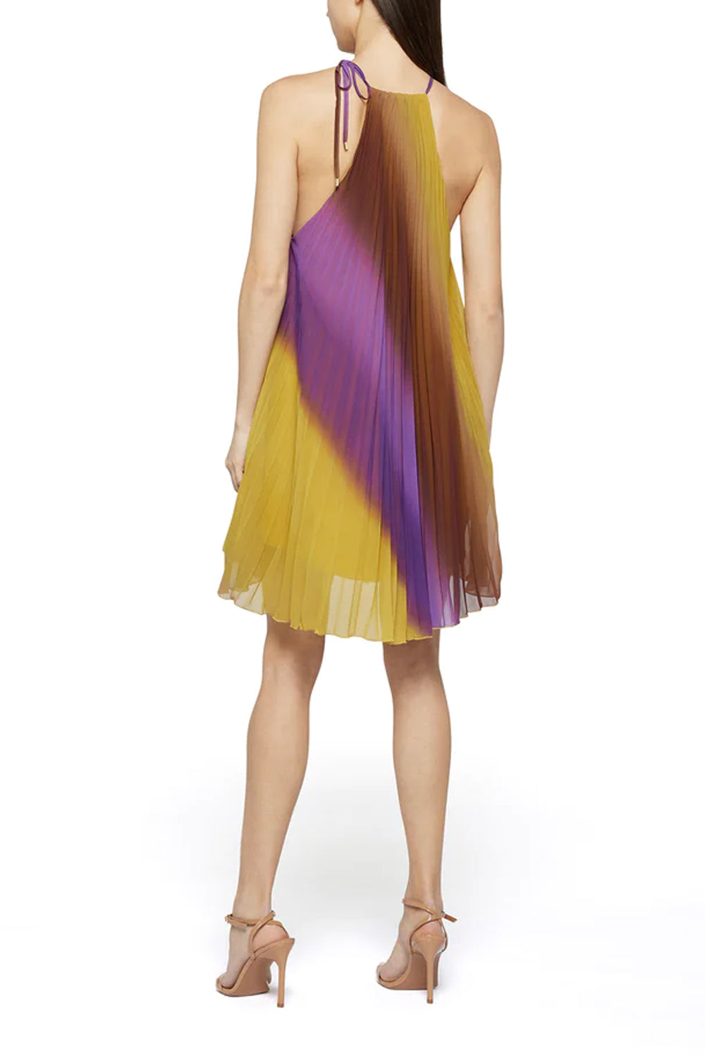 SIMONA CORSELLINI Abito corto in plissè sfumato Dresses SIMONA CORSELLINI