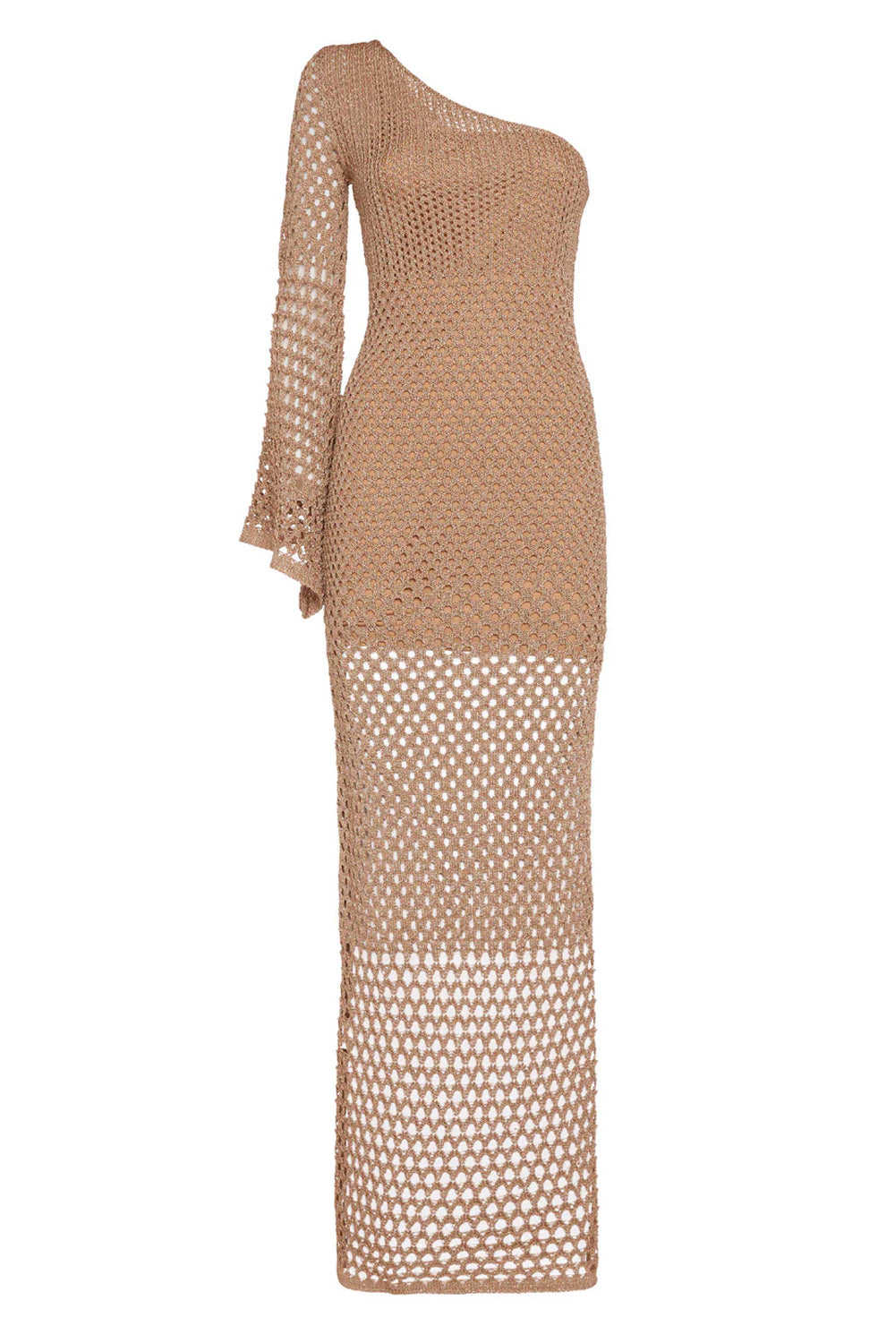 SIMONA CORSELLINI Abito in crochet monospalla