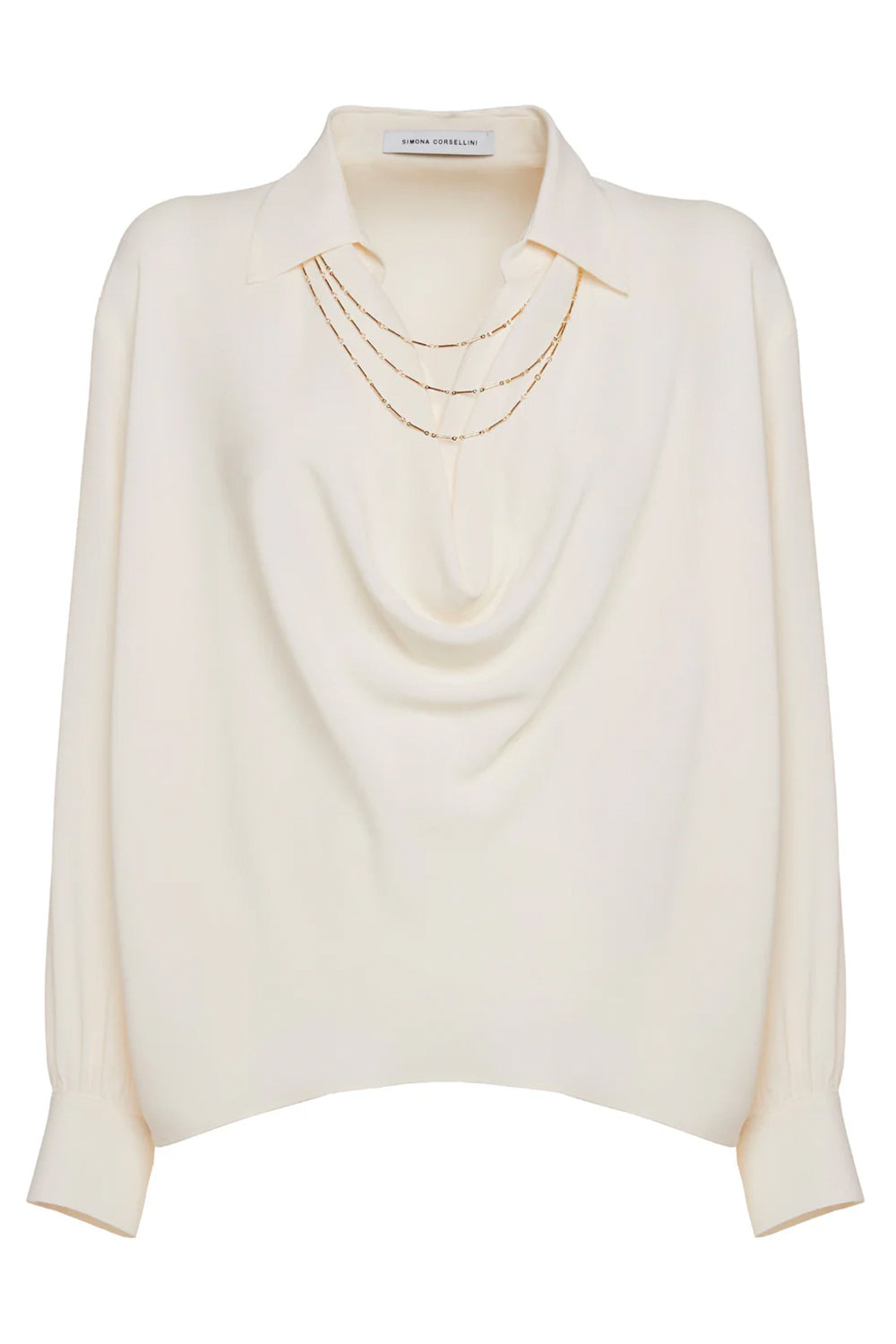 SIMONA CORSELLINI Camicia con scollo morbido