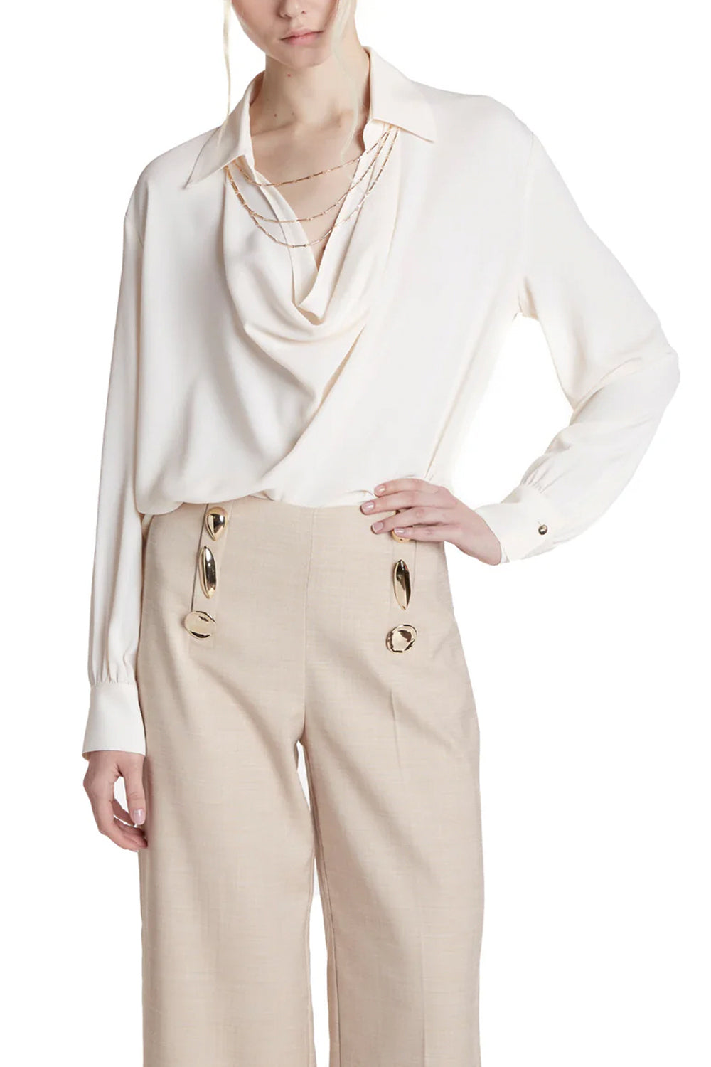 SIMONA CORSELLINI Camicia con scollo morbido