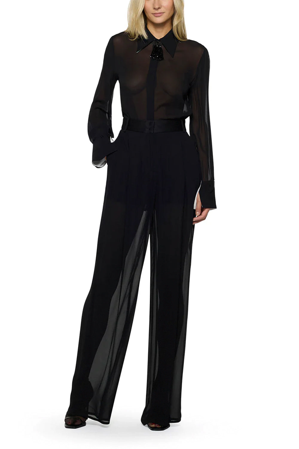 SIMONA CORSELLINI Camicia in georgette di viscosa