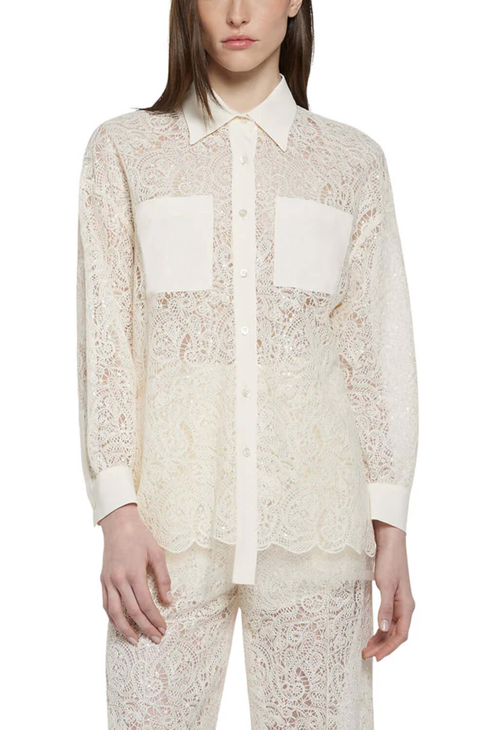 SIMONA CORSELLINI Camicia oversize in pizzo Uncategorized SIMONA CORSELLINI