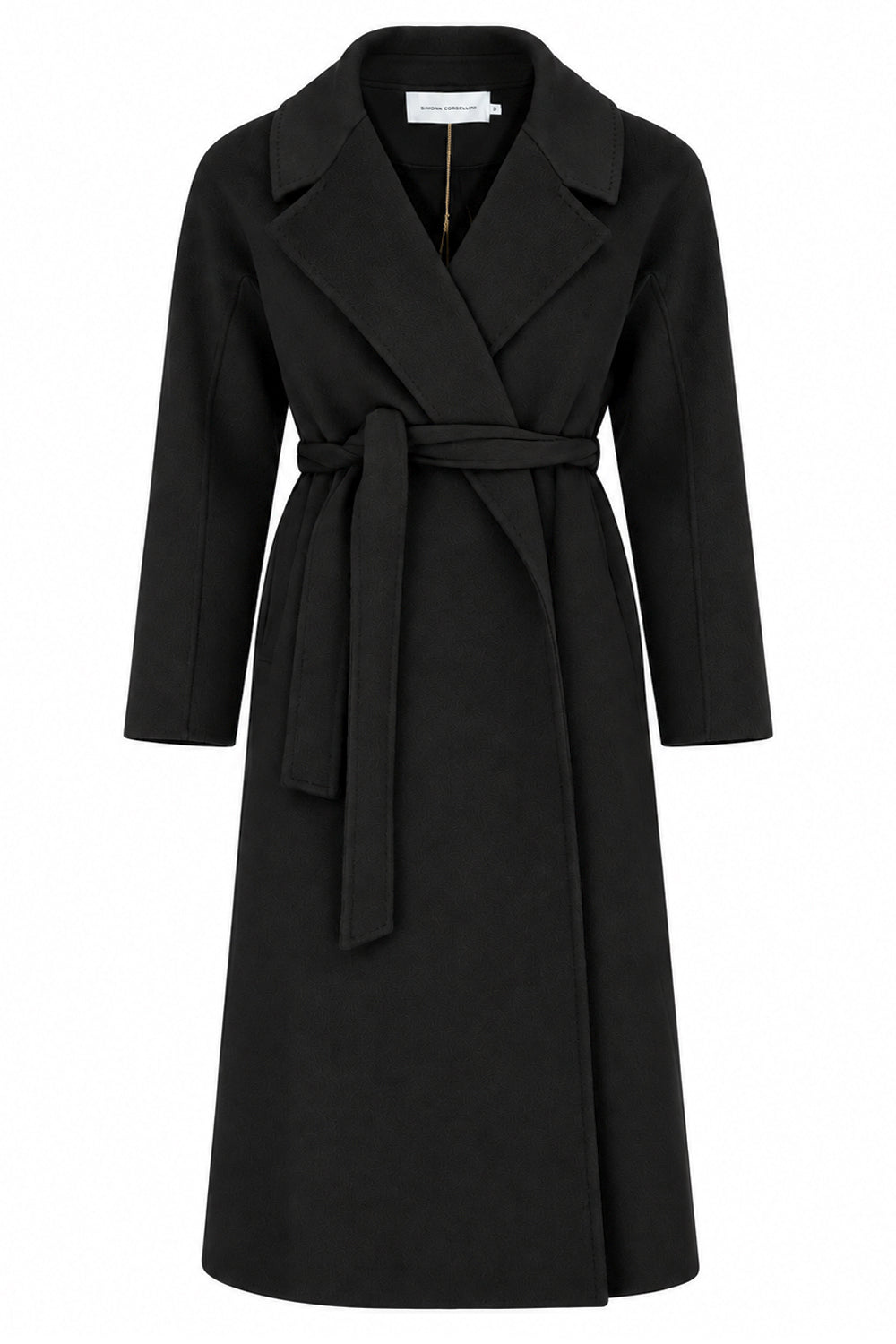 SIMONA CORSELLINI Cappotto in lana con cintura