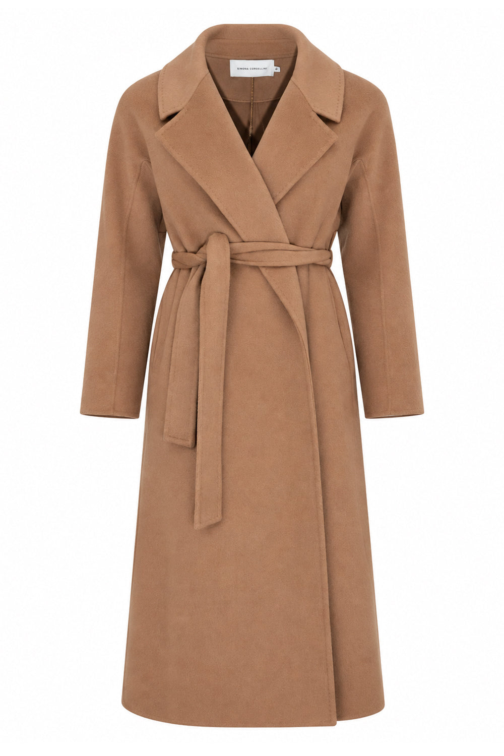 SIMONA CORSELLINI Cappotto in lana con cintura