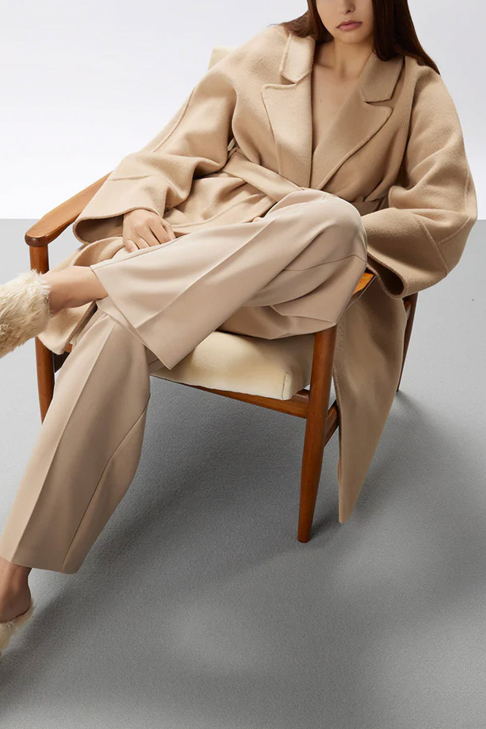 SIMONA CORSELLINI Cappotto vestaglia in misto lana Uncategorized SIMONA CORSELLINI
