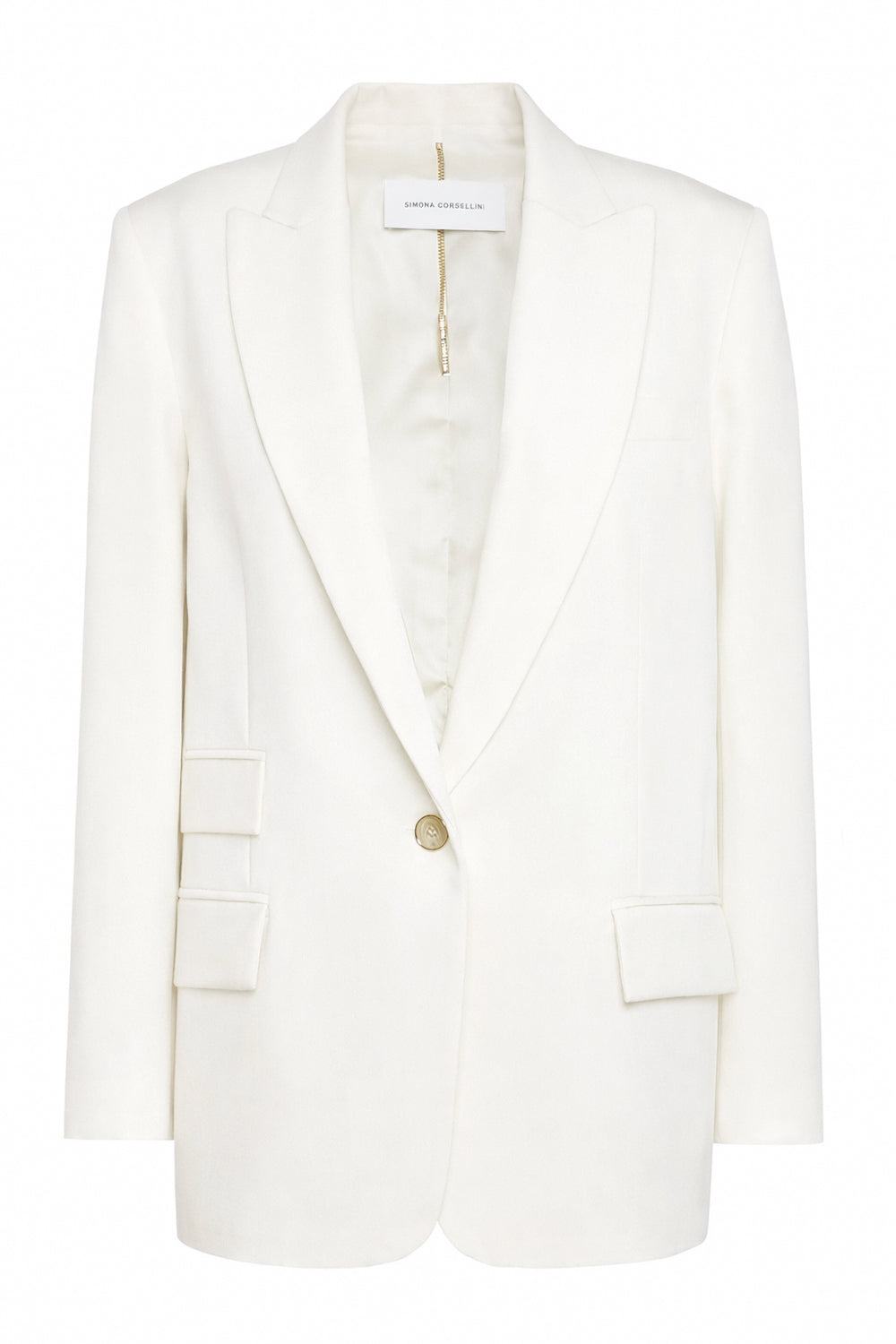 SIMONA CORSELLINI Giacca in tela fluida