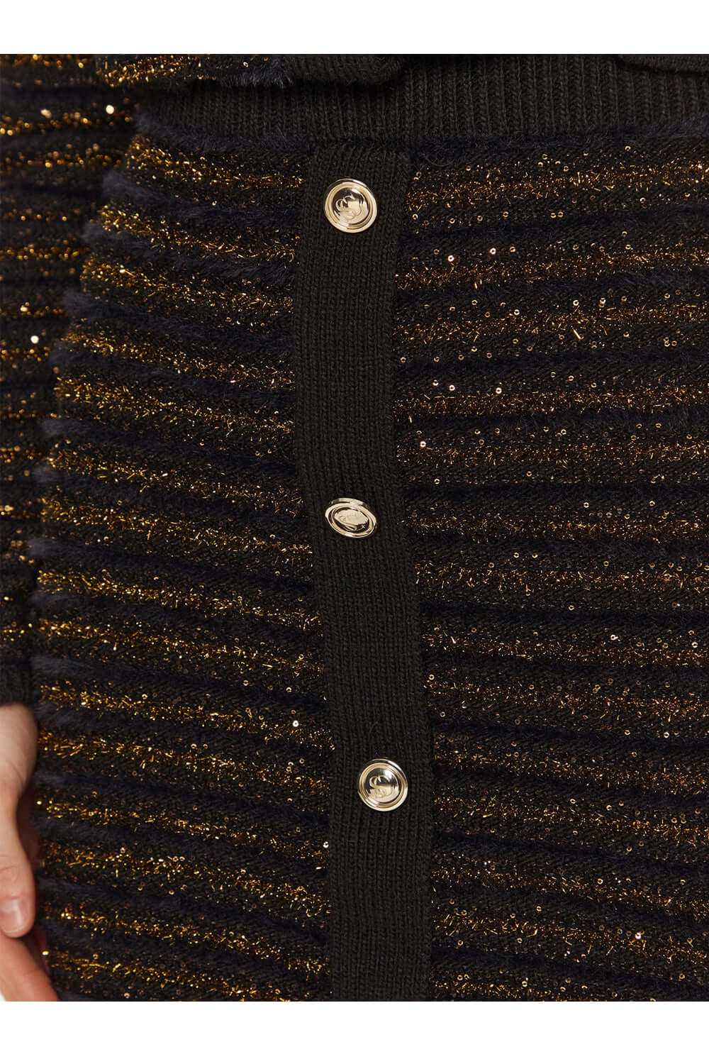 SIMONA CORSELLINI Gonna in tricot con bottoni oro Uncategorized SIMONA CORSELLINI