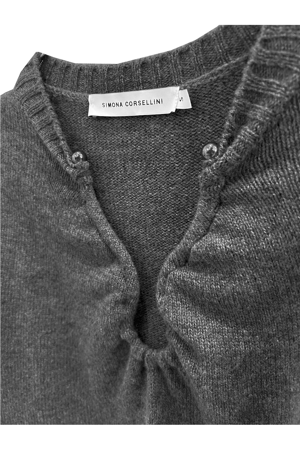 SIMONA CORSELLINI Maglia con dettaglio scollatura