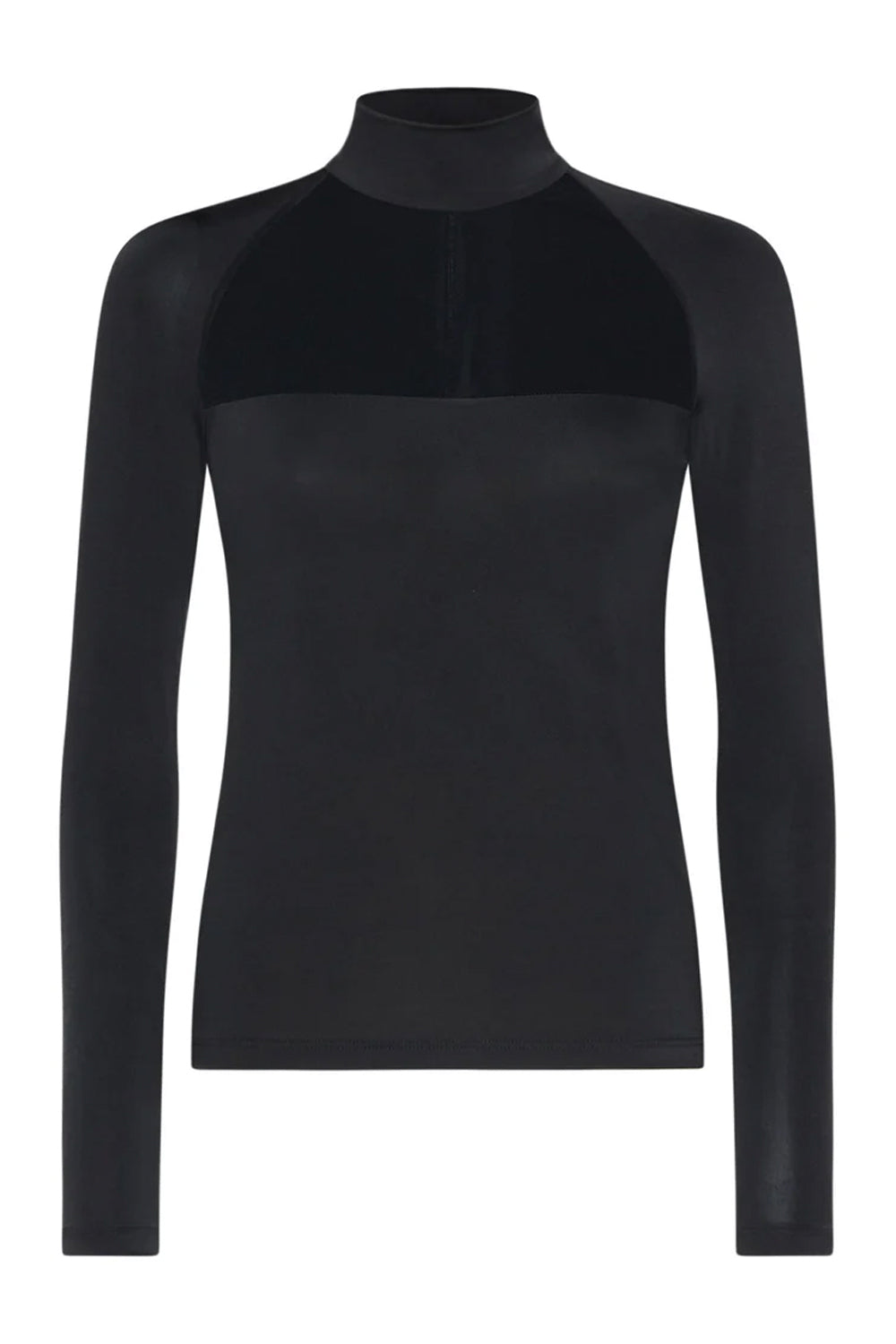 SIMONA CORSELLINI Maglione in jersey con inserto in tulle Uncategorized SIMONA CORSELLINI