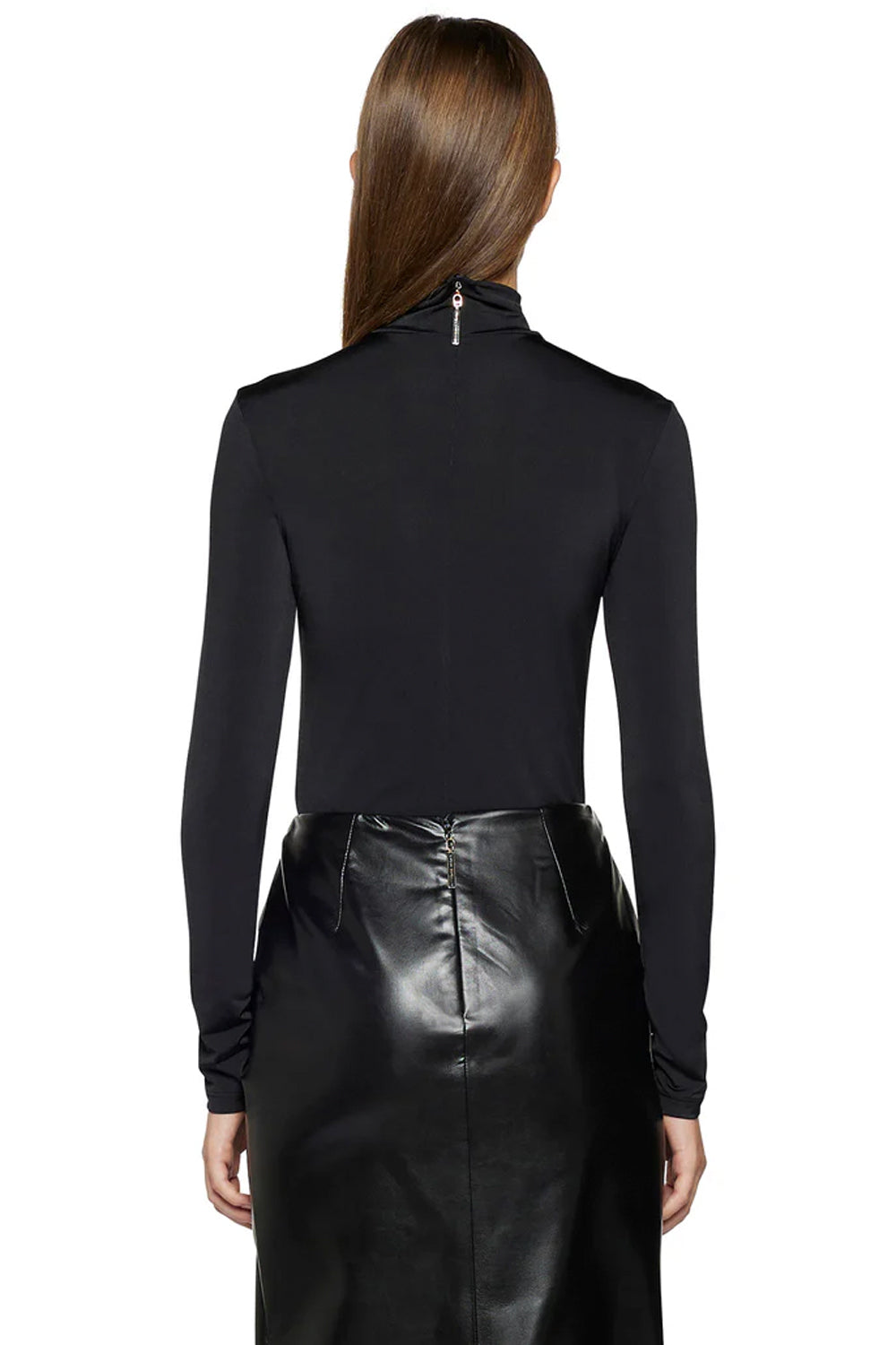 SIMONA CORSELLINI Maglione in jersey con inserto in tulle Uncategorized SIMONA CORSELLINI