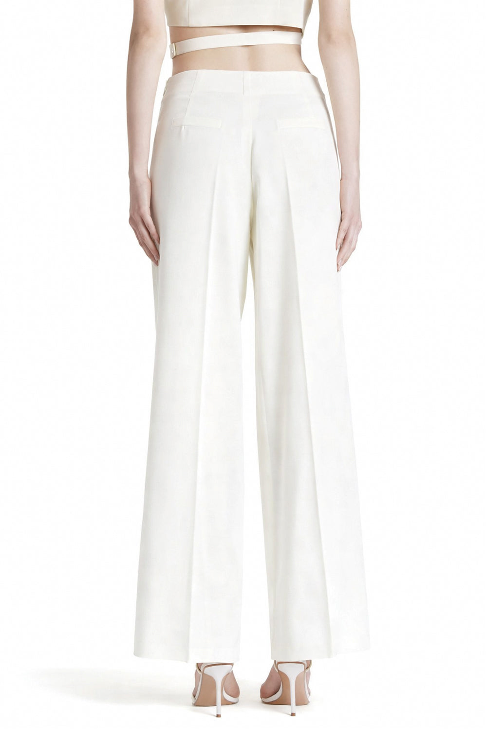 SIMONA CORSELLINI Pantalone in tela fluida