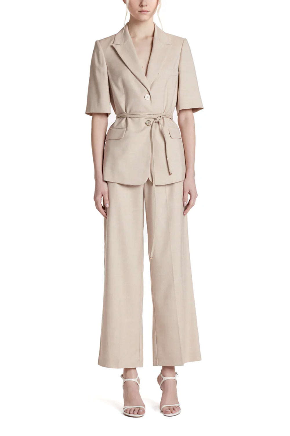 SIMONA CORSELLINI Pantalone in tramato light