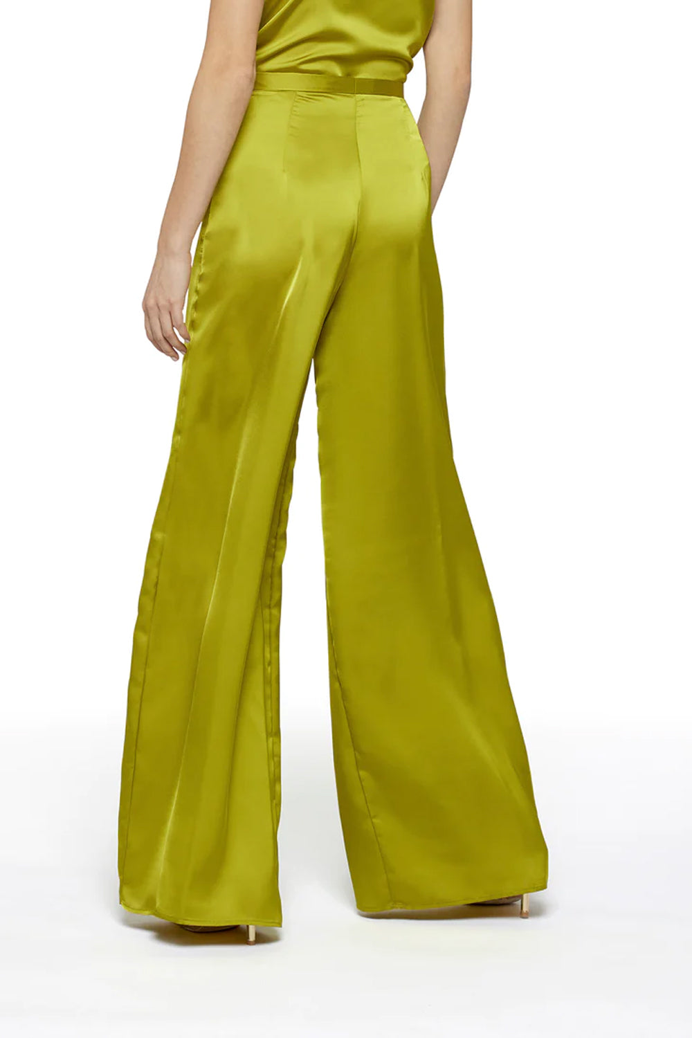 SIMONA CORSELLINI Pantalone palazzo in raso lucido Pants SIMONA CORSELLINI