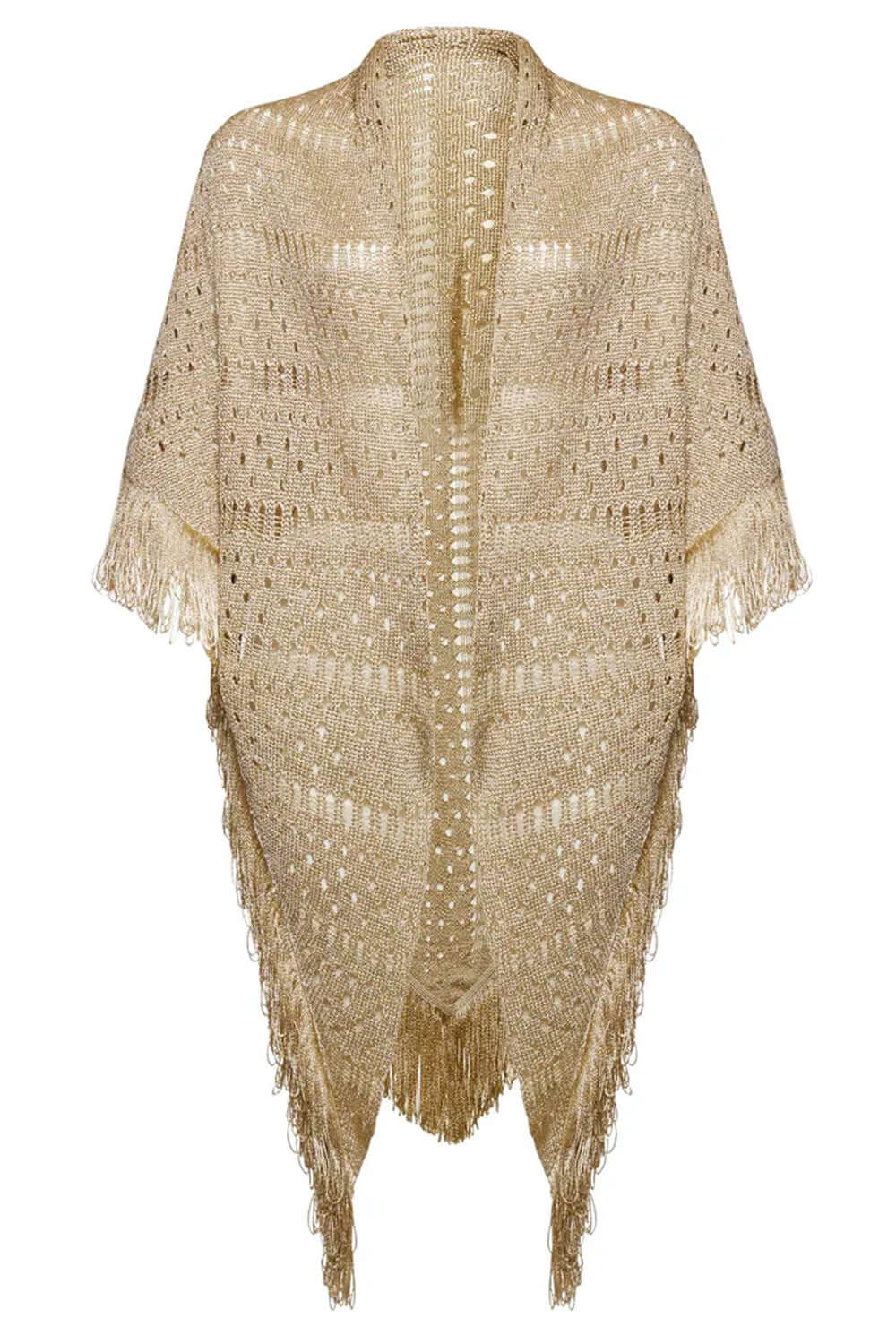 SIMONA CORSELLINI Scialle in lurex traforato Uncategorized SIMONA CORSELLINI