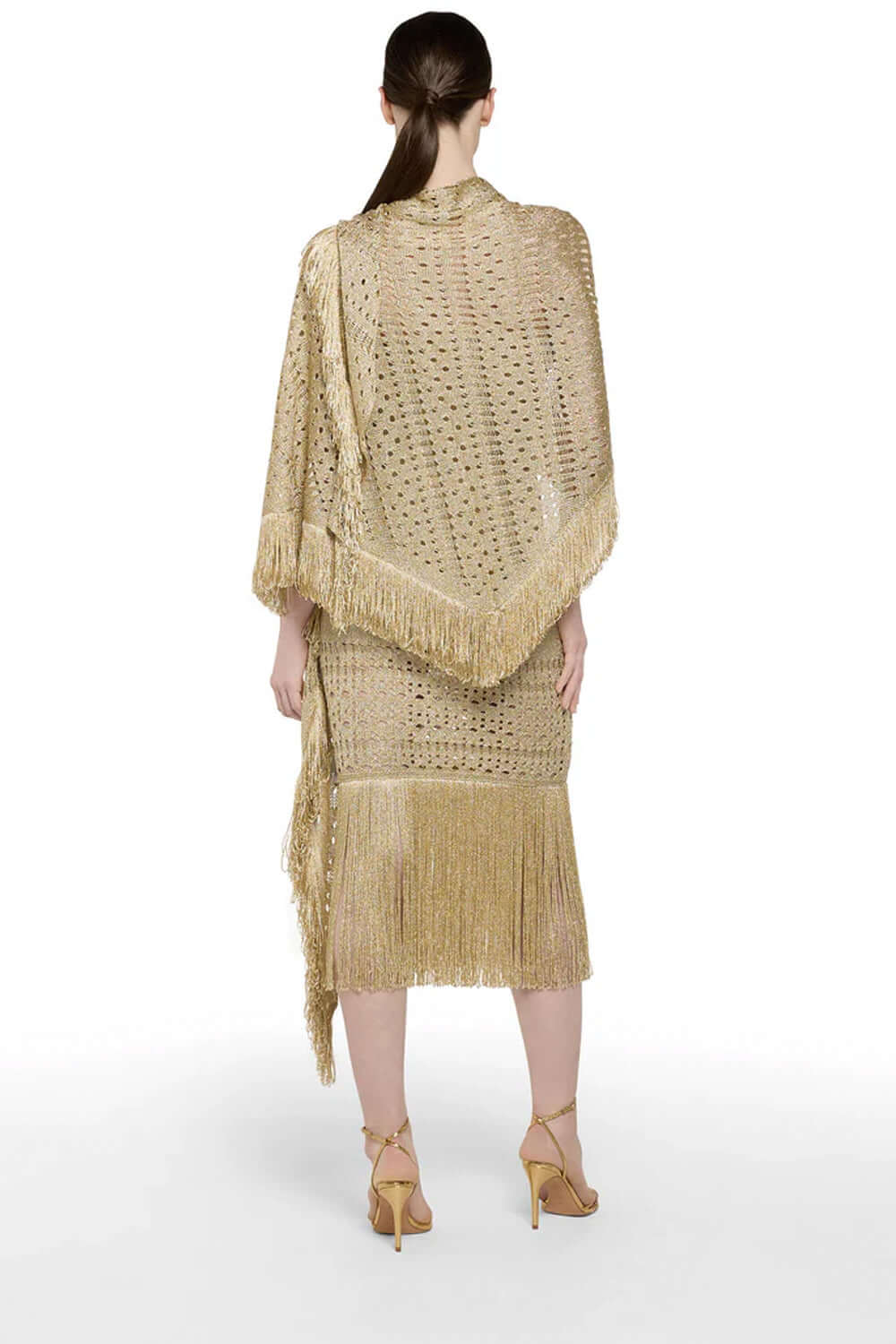 SIMONA CORSELLINI Scialle in lurex traforato Uncategorized SIMONA CORSELLINI