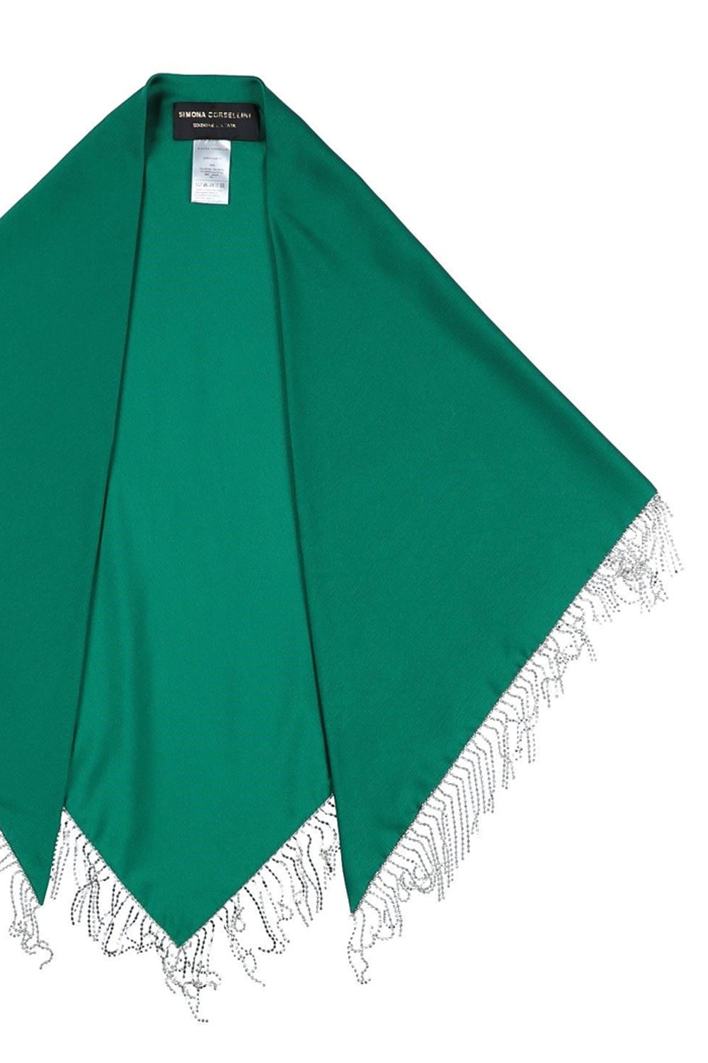 SIMONA CORSELLINI Stola in seta con strass Shawls SIMONA CORSELLINI