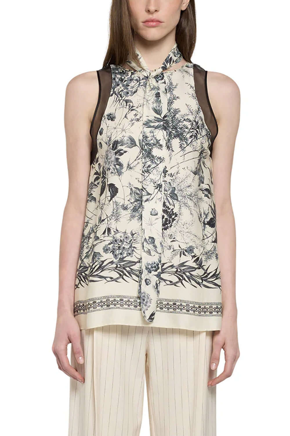SIMONA CORSELLINI Top con stampa floreale Uncategorized SIMONA CORSELLINI