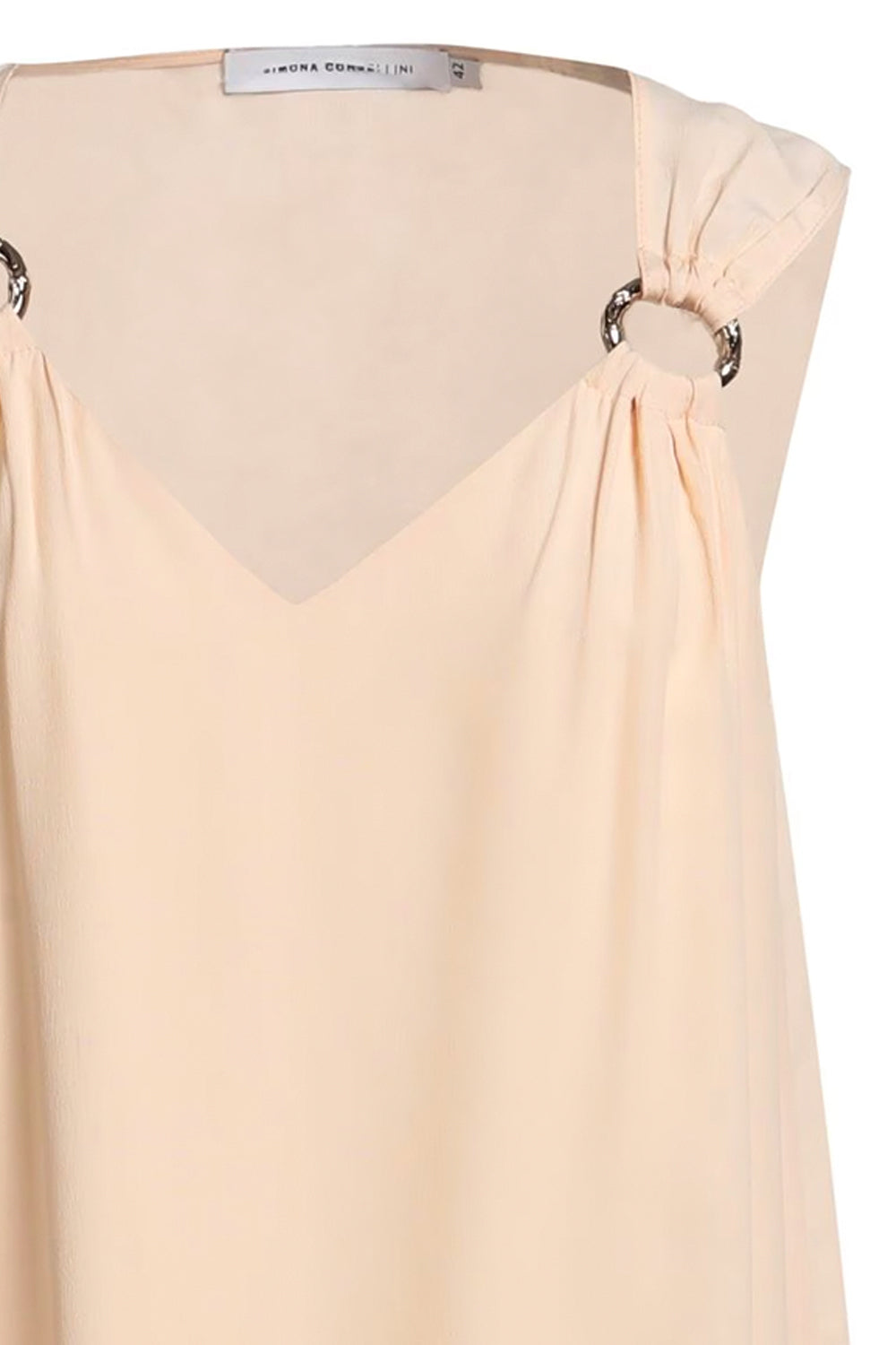 SIMONA CORSELLINI Top con anelli di bambù Clothing SIMONA CORSELLINI