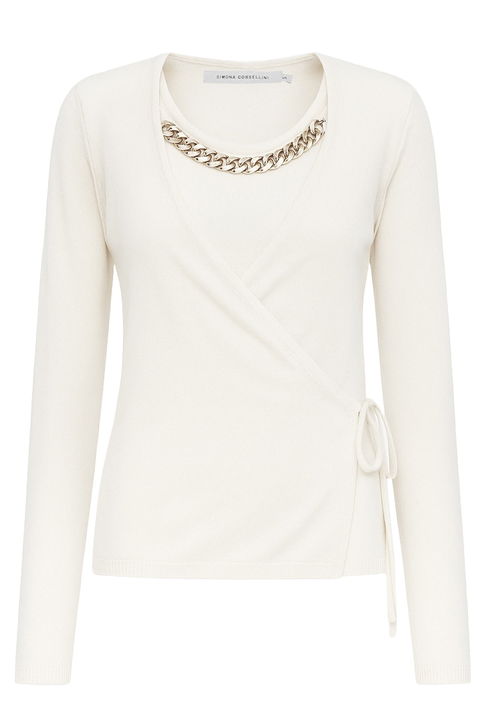 SIMONA CORSELLINI Twinset con dettaglio catena