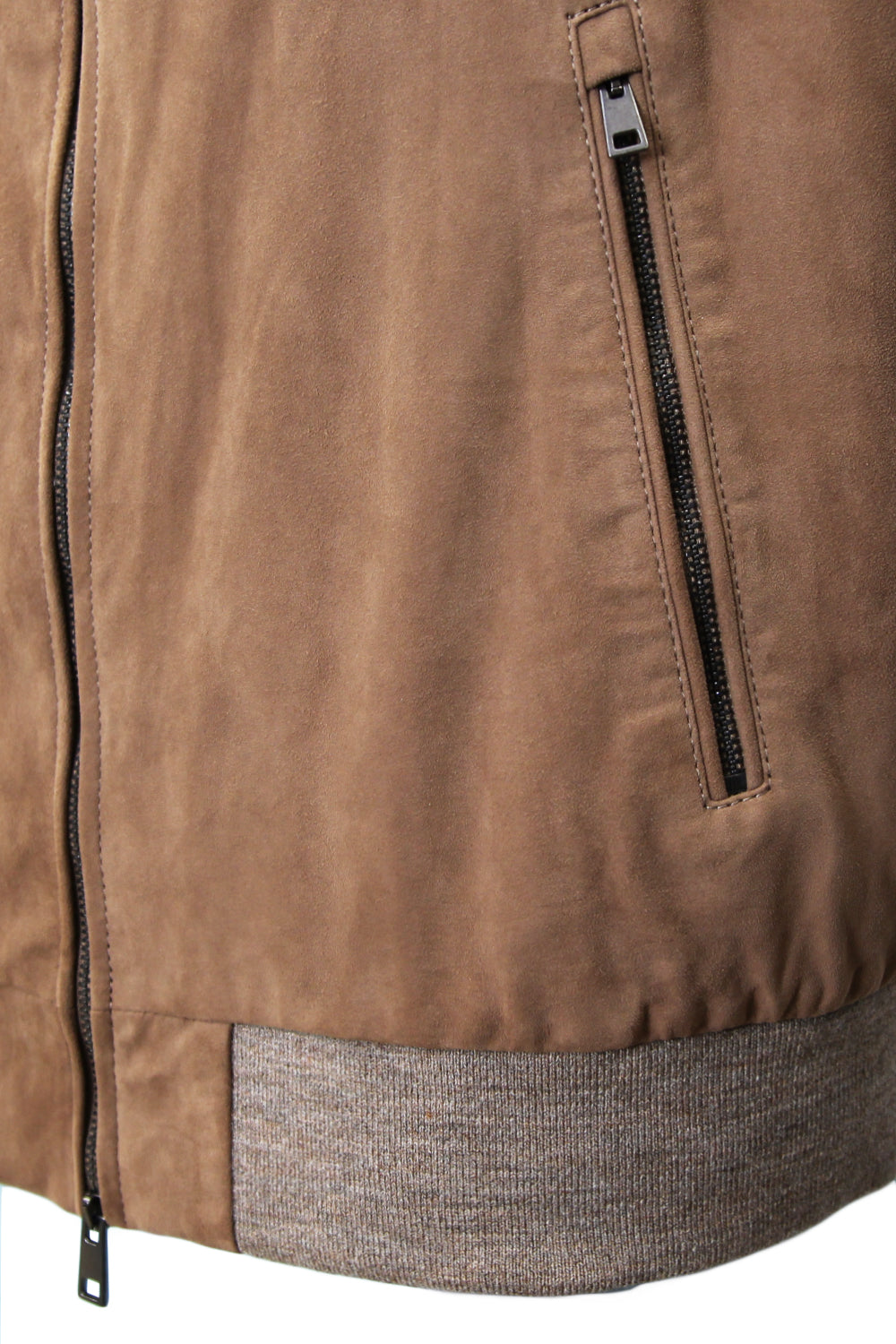 GALLOTTI Smanicato in suede imbottito Coats & Jackets GALLOTTI