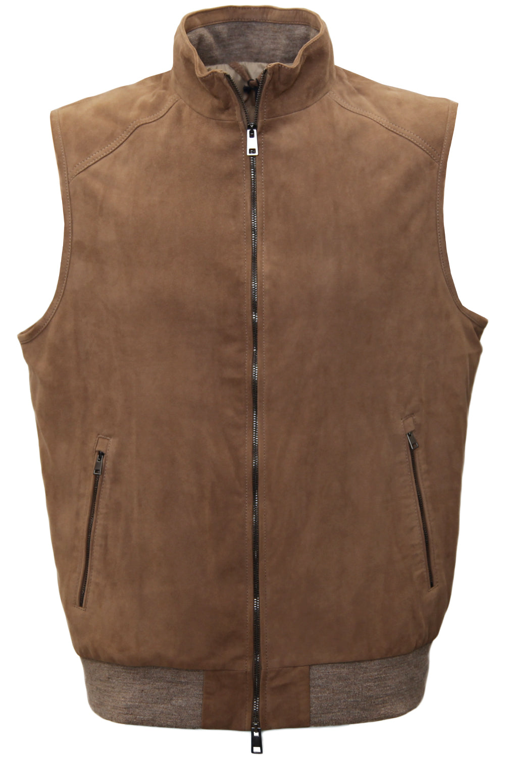 GALLOTTI Smanicato in suede imbottito Coats & Jackets GALLOTTI
