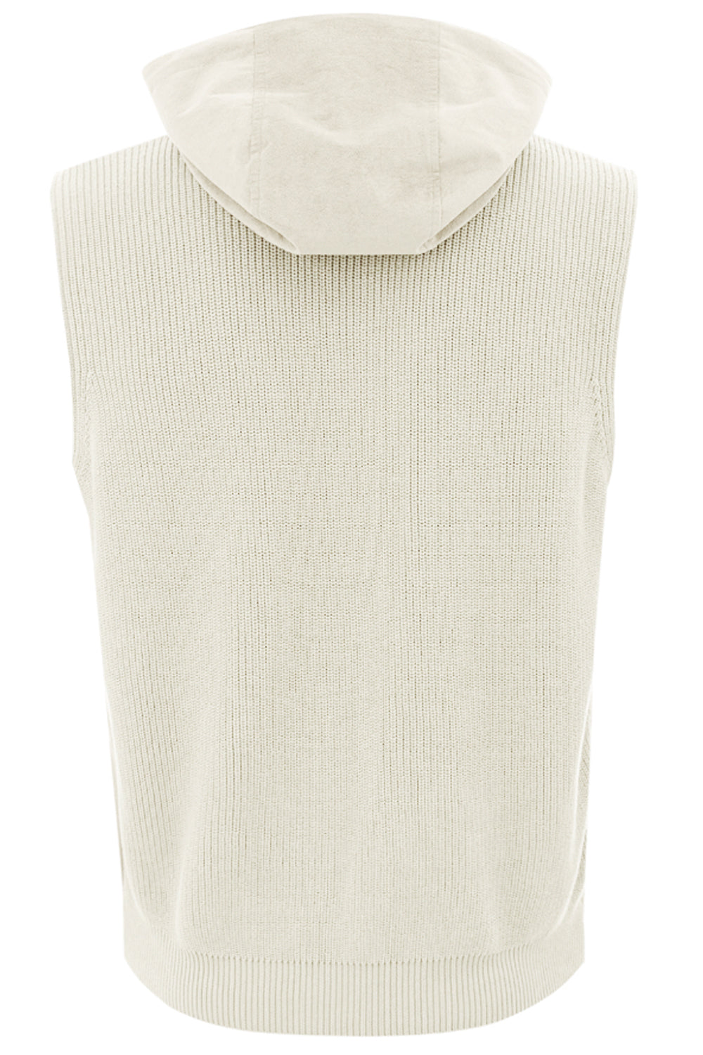 GRAN SASSO Smanicato in maglia e camoscio GRAN SASSO