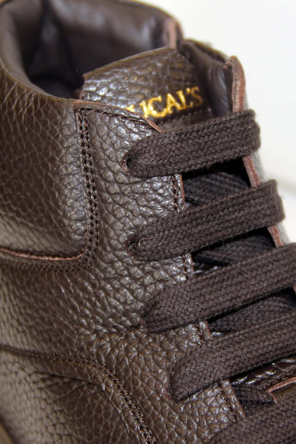 DOUCALS Sneakers alte in pelle con zip Uncategorized DOUCALS
