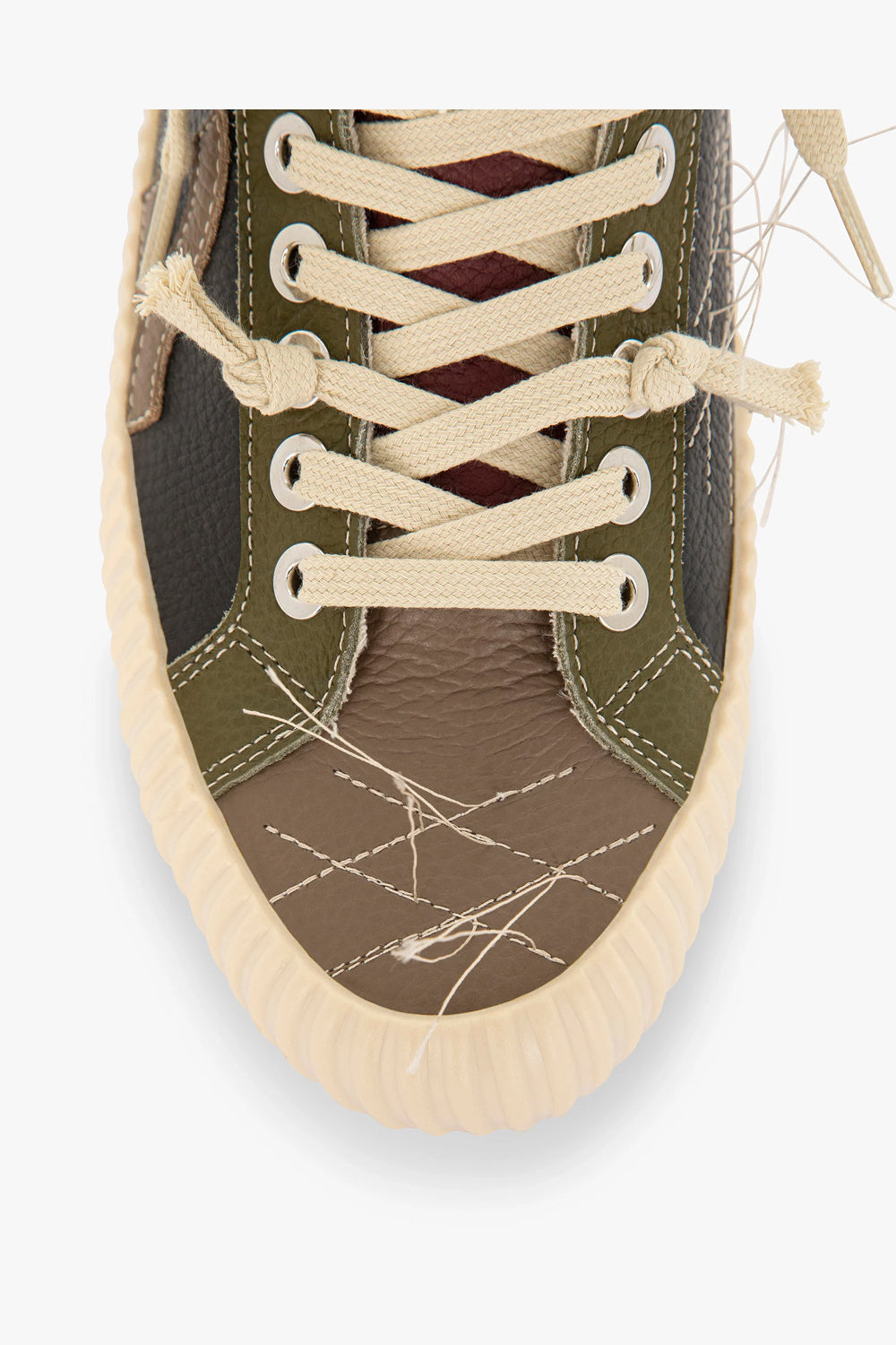 SPRINGA Sneakers in pelle multicolor con ricamo