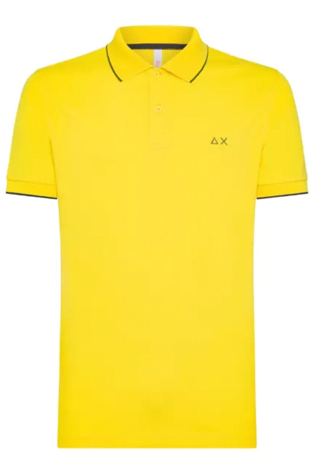 SUN 68 Polo small stripes on collar SUN 68