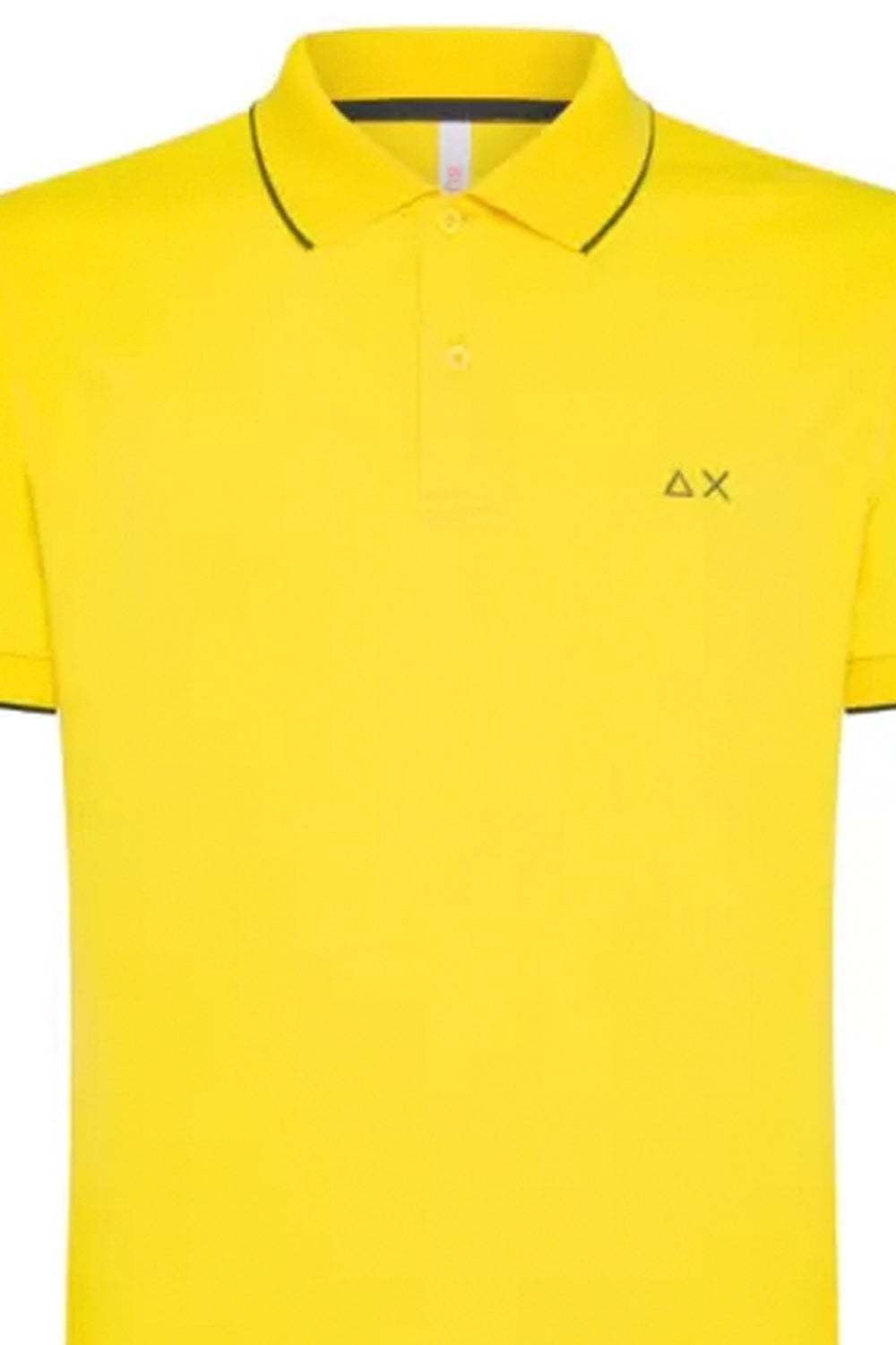 SUN 68 Polo small stripes on collar SUN 68