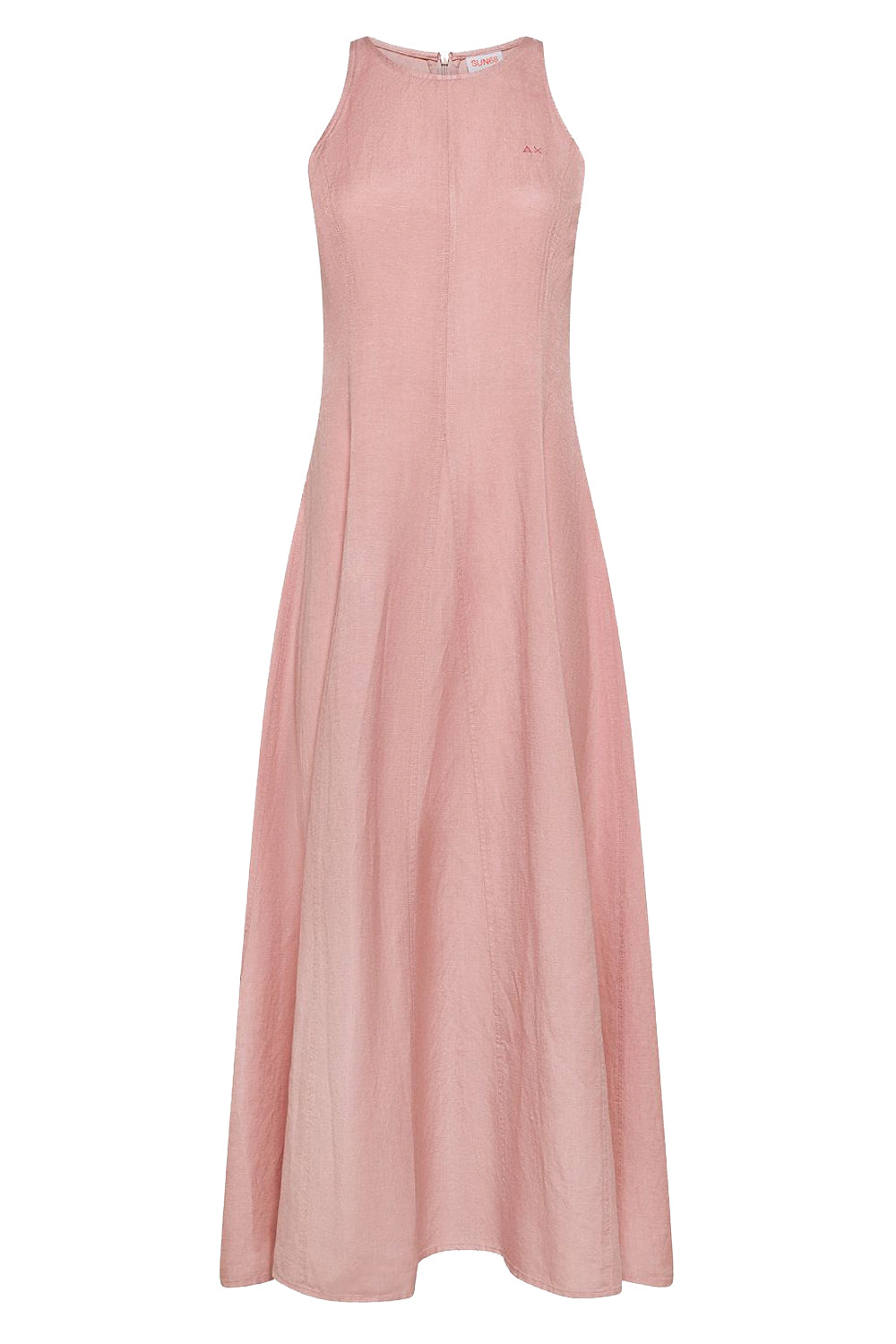 SUN68 Abito lungo in misto lino