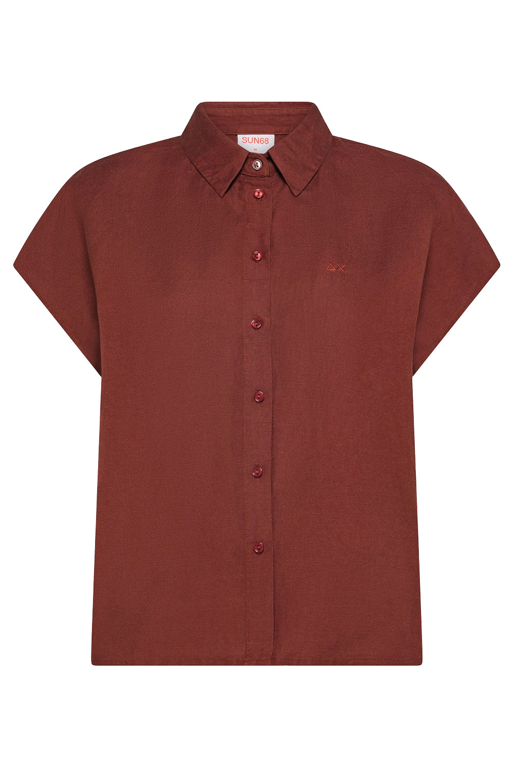 SUN68 Camicia in misto lino