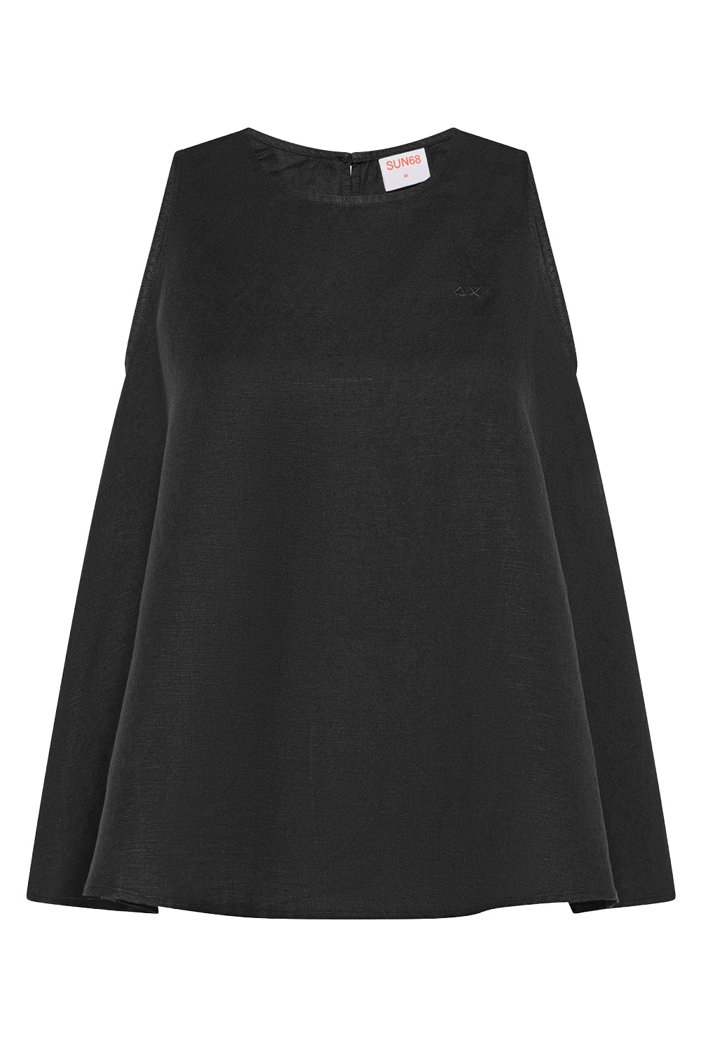 SUN68 Canotta in misto lino